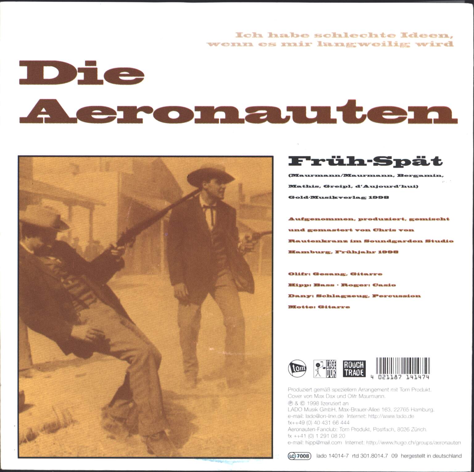 Die Aeronauten: Weltmeister, 1×7" Single (Vinyl)