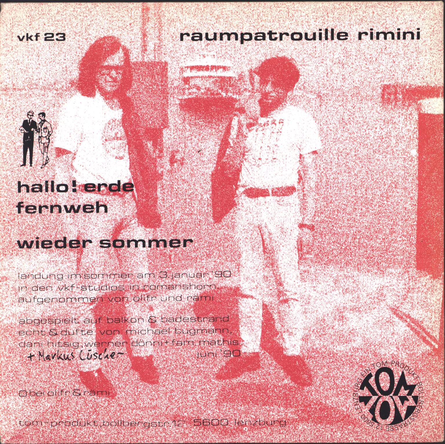 Raumpatrouille Rimini: Landung Im Sommer, 1×7" Single (Vinyl)