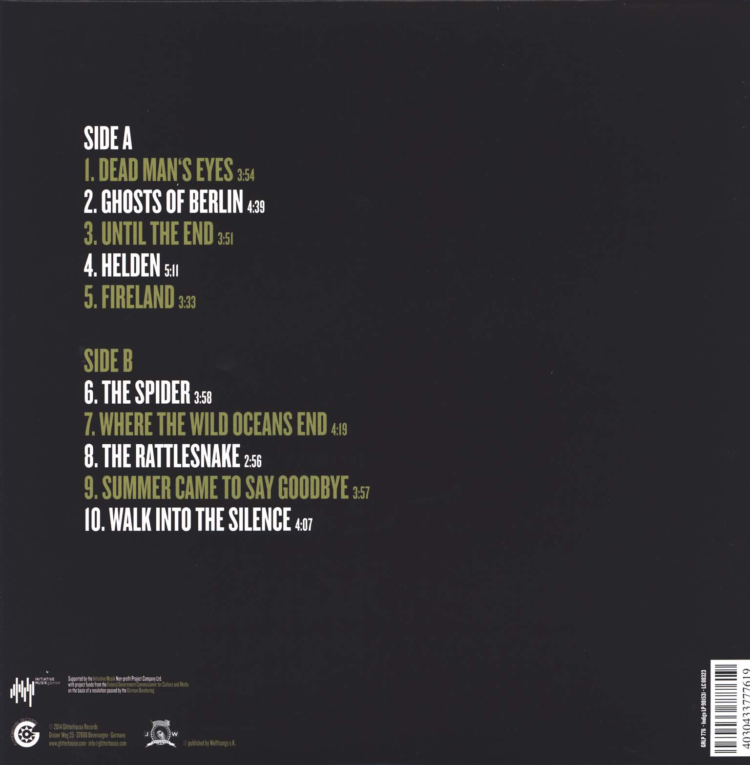 Andrea Schroeder: Where The Wild Oceans End, 1×LP (Vinyl)