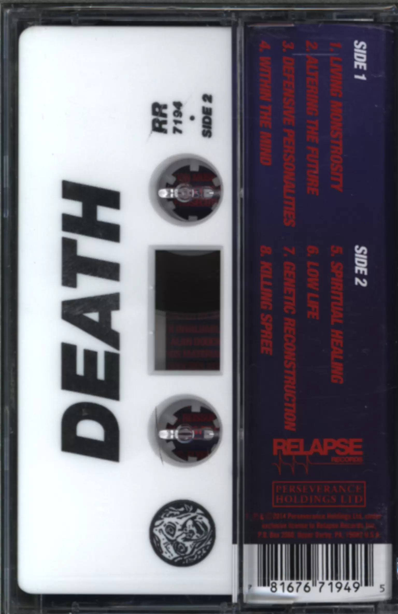 Death: Spiritual Healing, 1×Tape