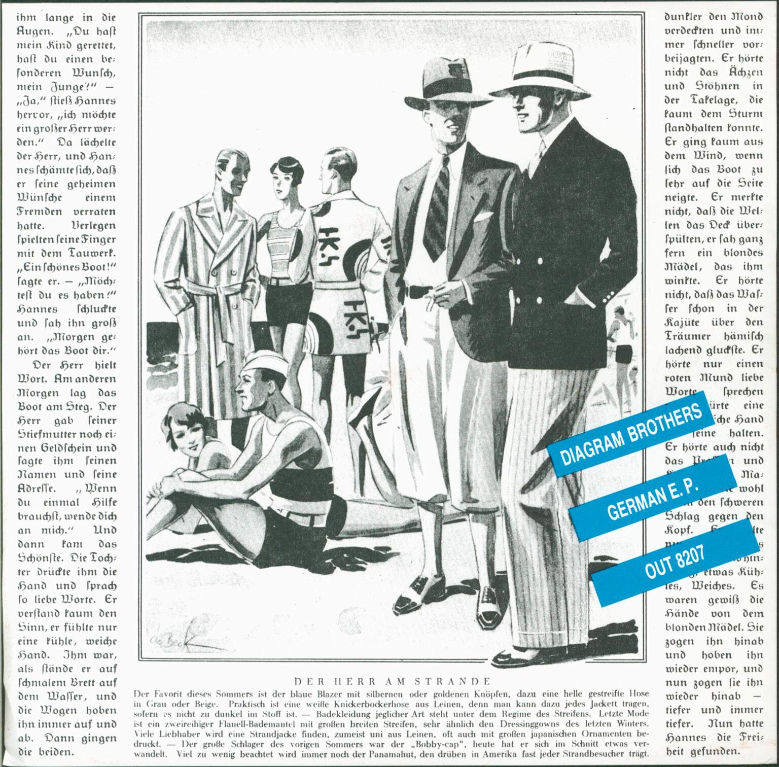 The Diagram Brothers: German E.P., 1×7" Single (Vinyl)