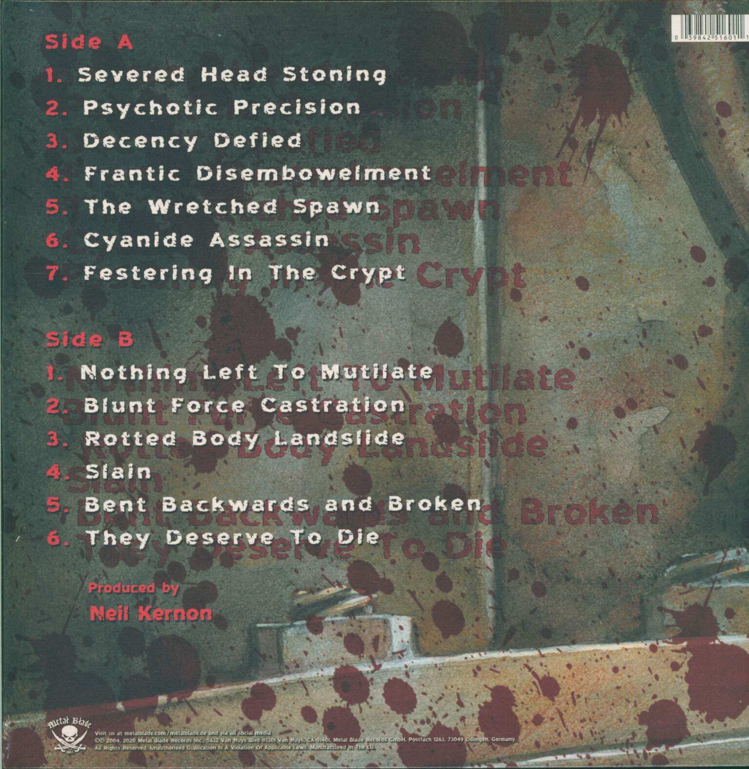 Cannibal Corpse: The Wretched Spawn, 1×LP (Vinyl)