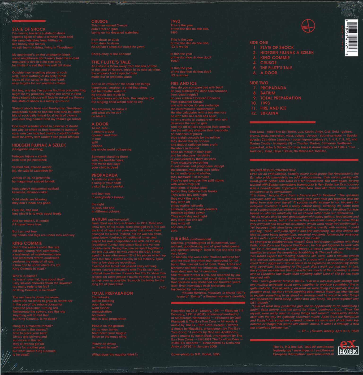 The Ex: Scrabbling At The Lock, 1×LP (Vinyl)