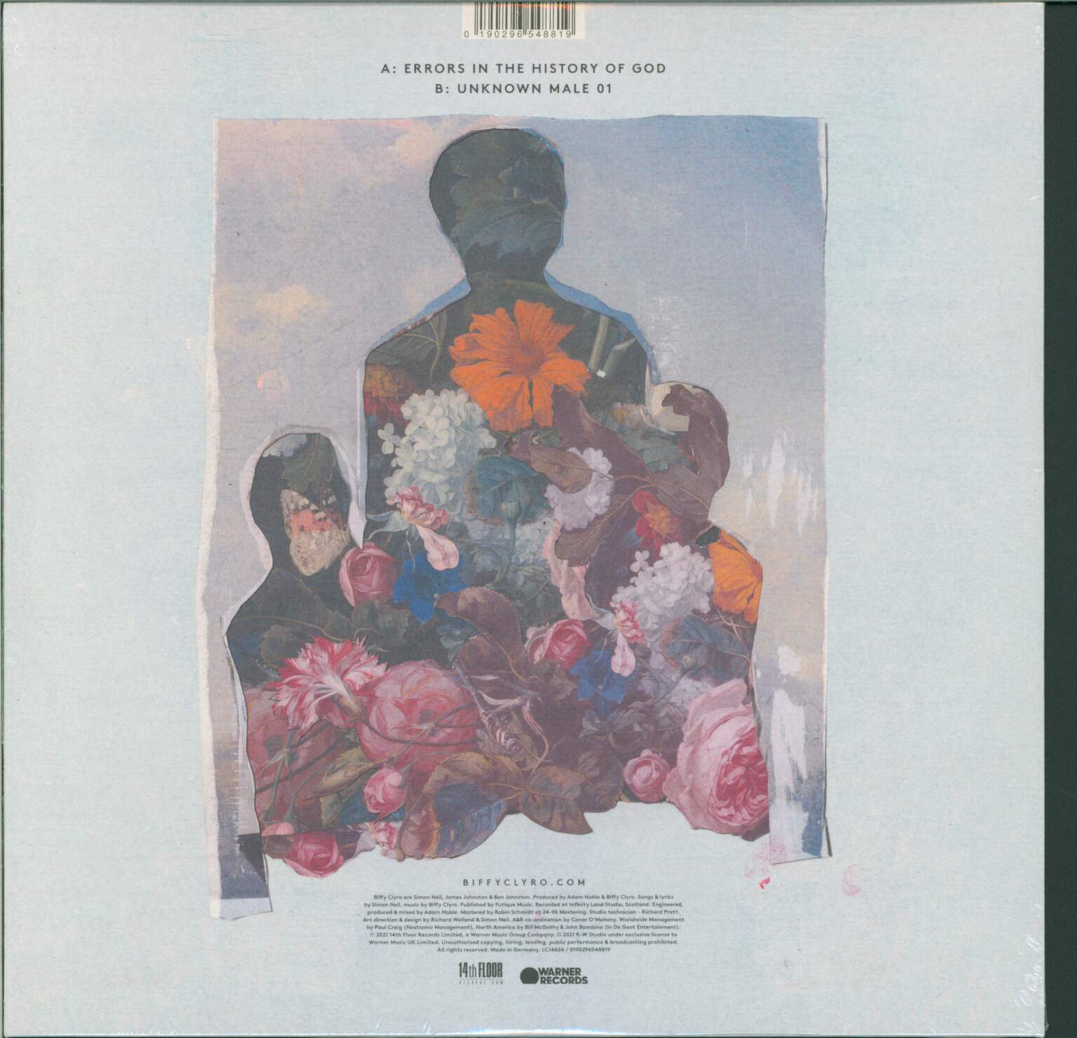 Biffy Clyro: Errors In the History Of God / Unknown Male 01, 1×10" Vinyl EP
