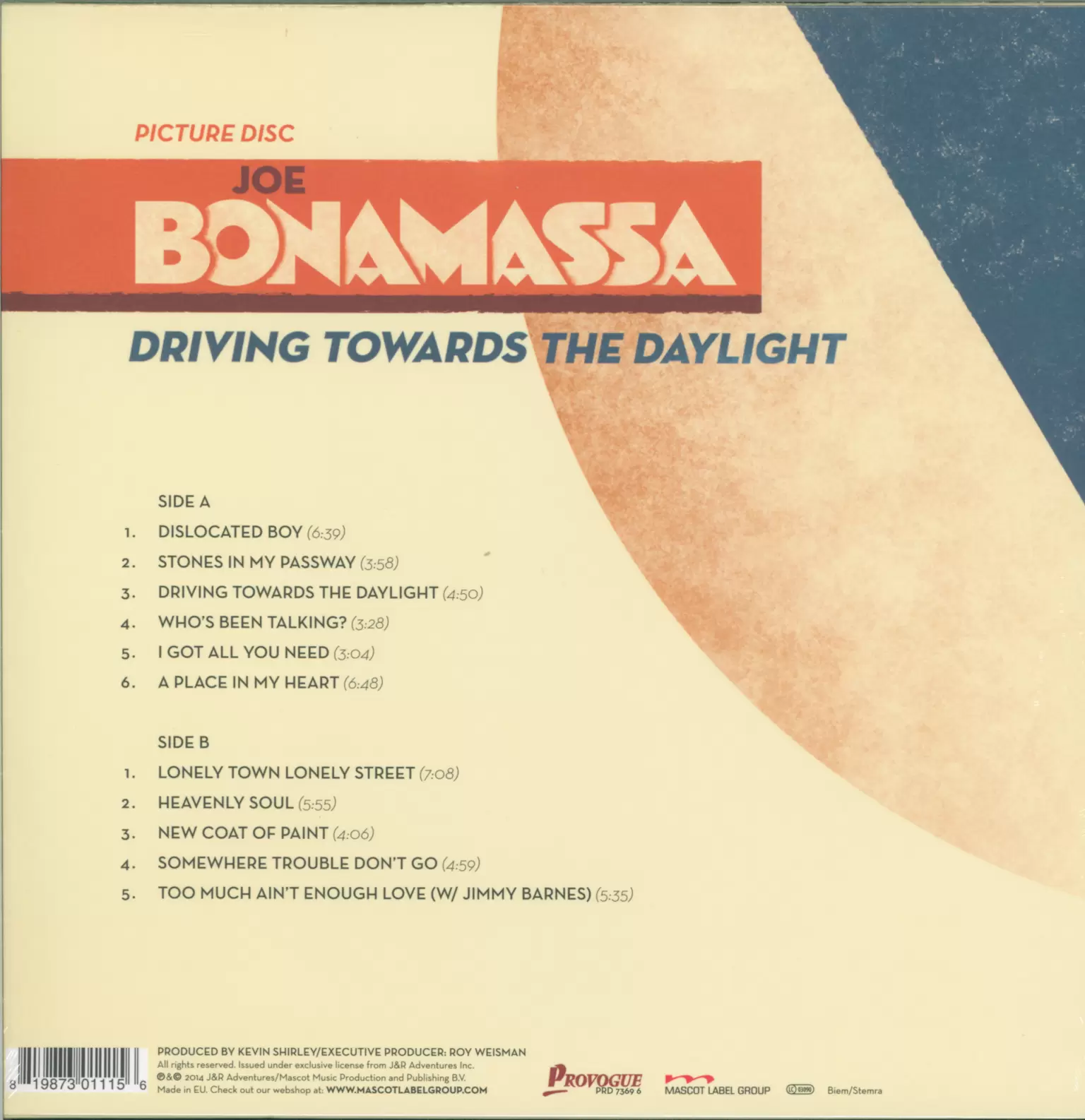 Joe Bonamassa: Driving Towards The Daylight, 1×LP (Vinyl)