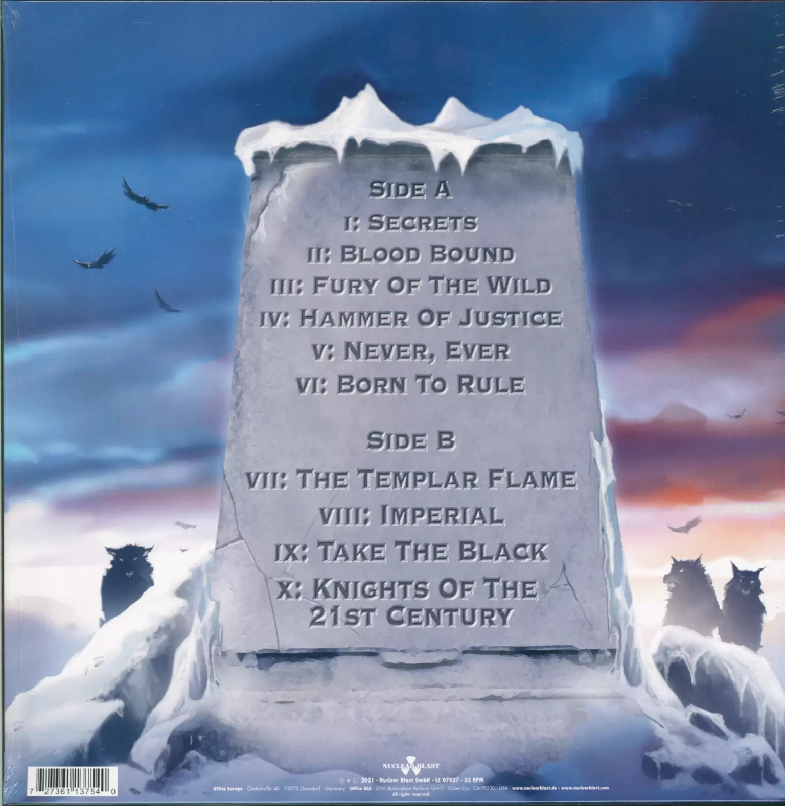 Hammerfall: Chapter V: Unbent, Unbowed, Unbroken, 1×LP (Vinyl)