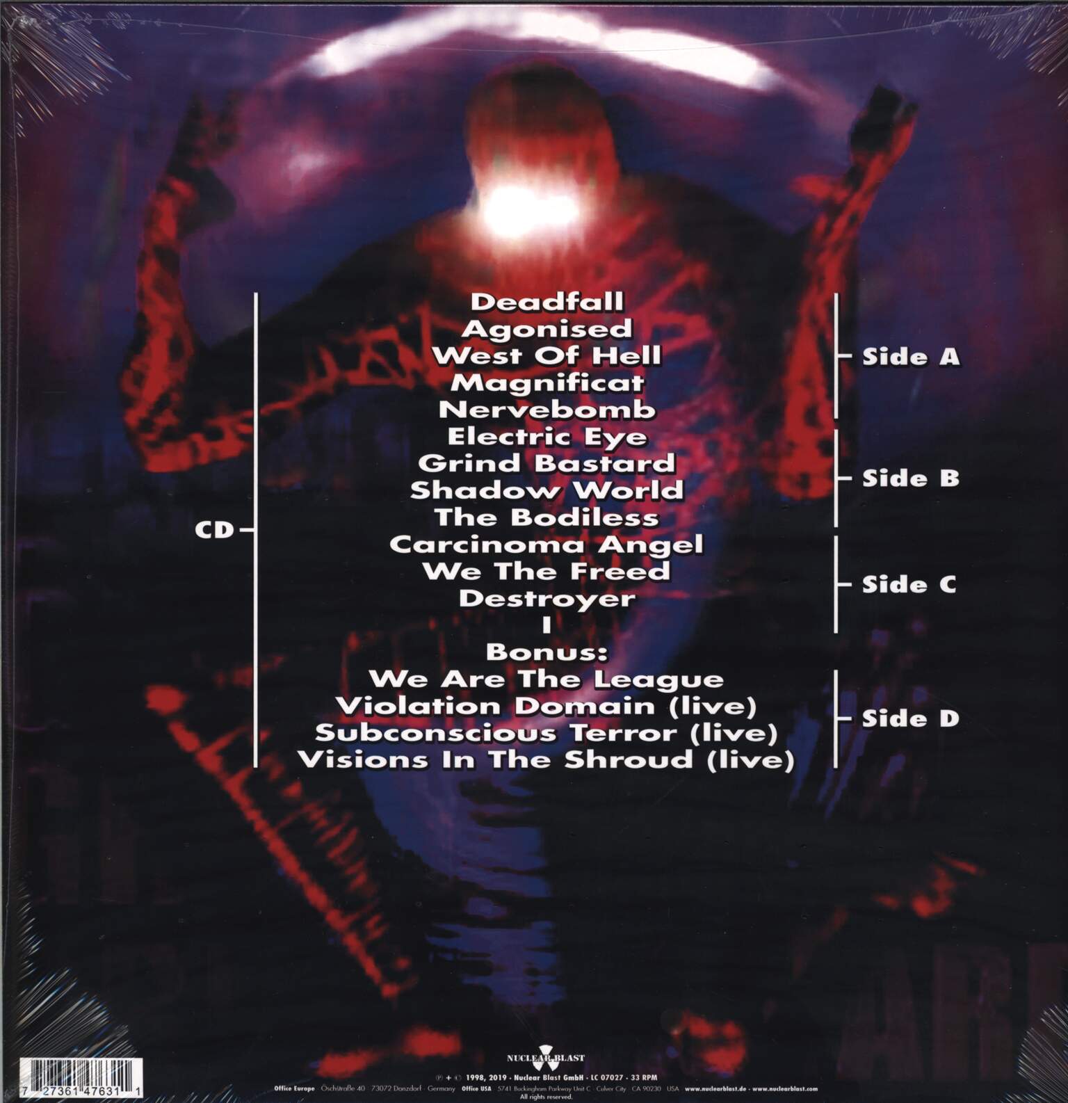 Benediction: Grind Bastard, 1×CD, 2×LP (Vinyl)