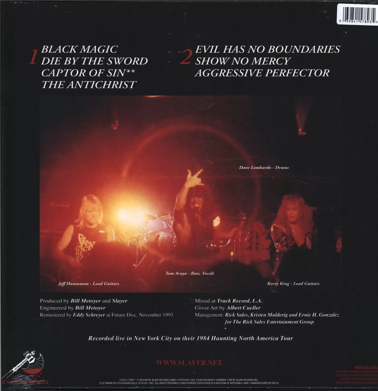 Slayer: Live Undead, 1×LP (Vinyl)