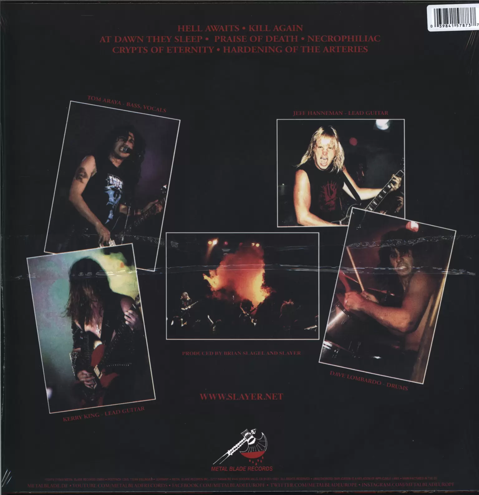 Slayer: Hell Awaits, 1×LP (Vinyl)