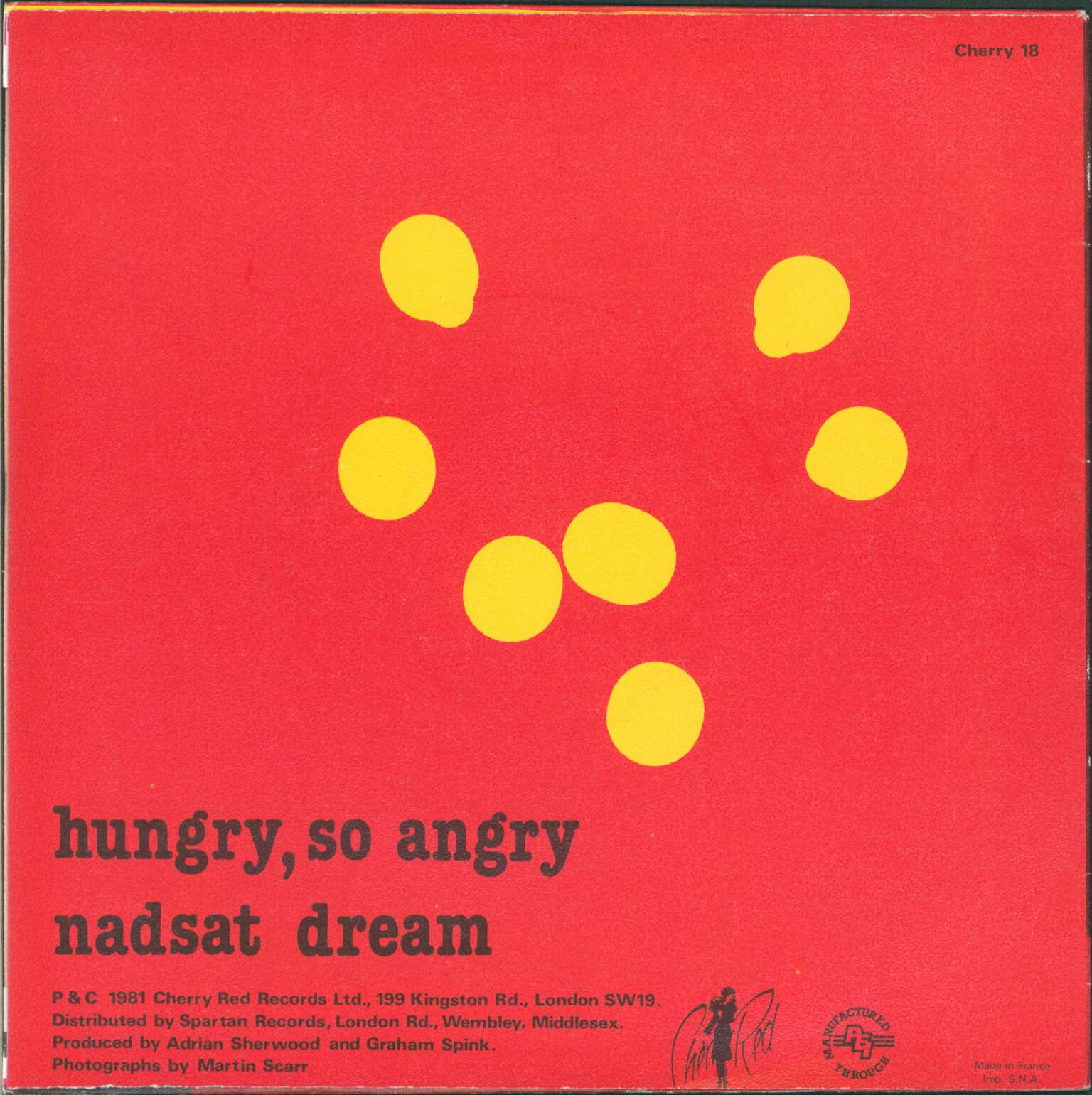 Medium Medium: Hungry, So Angry / Nadsat Dream, 1×7" Single (Vinyl)
