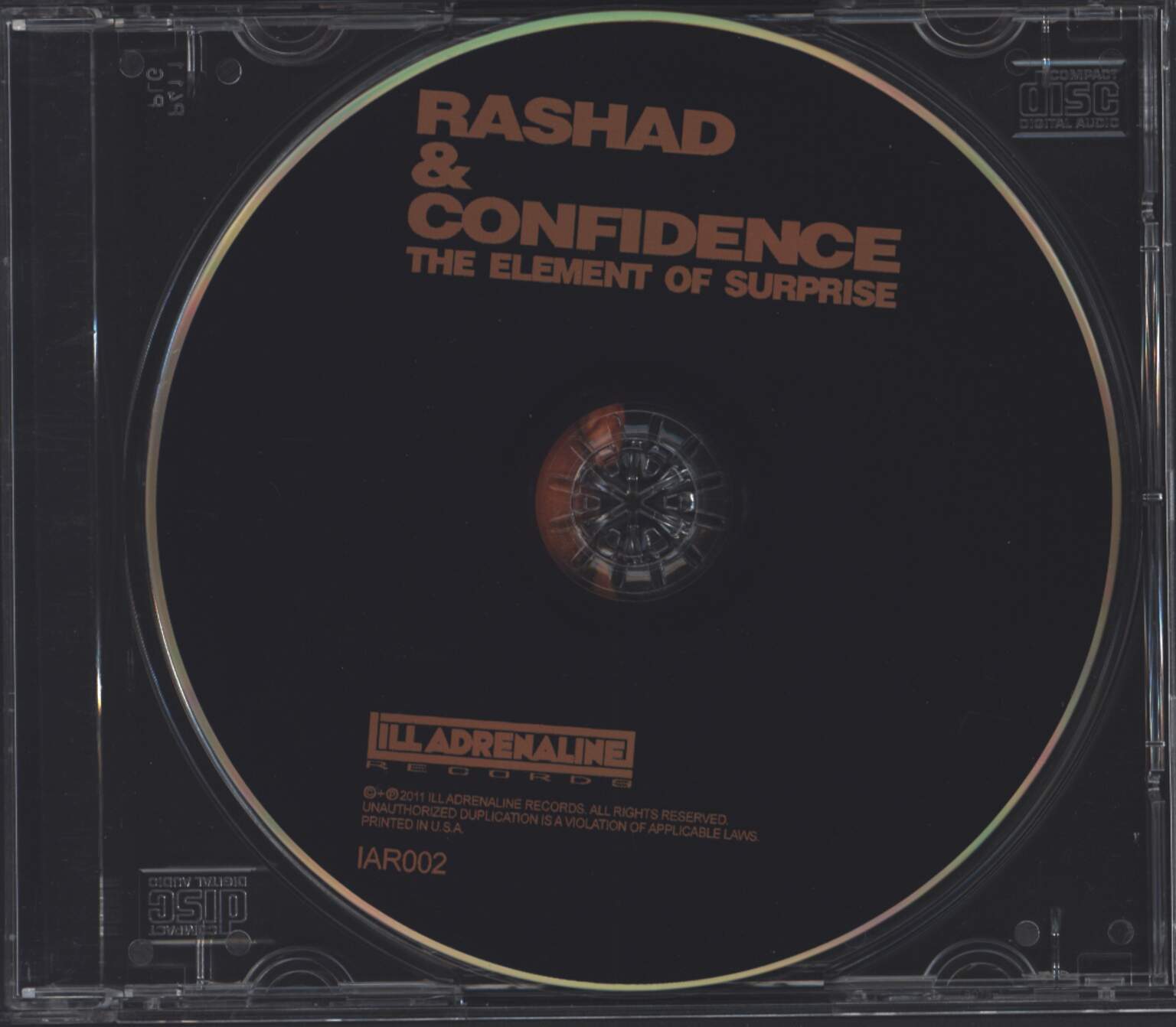 Rashad: The Element Of Surprise, 1×CD