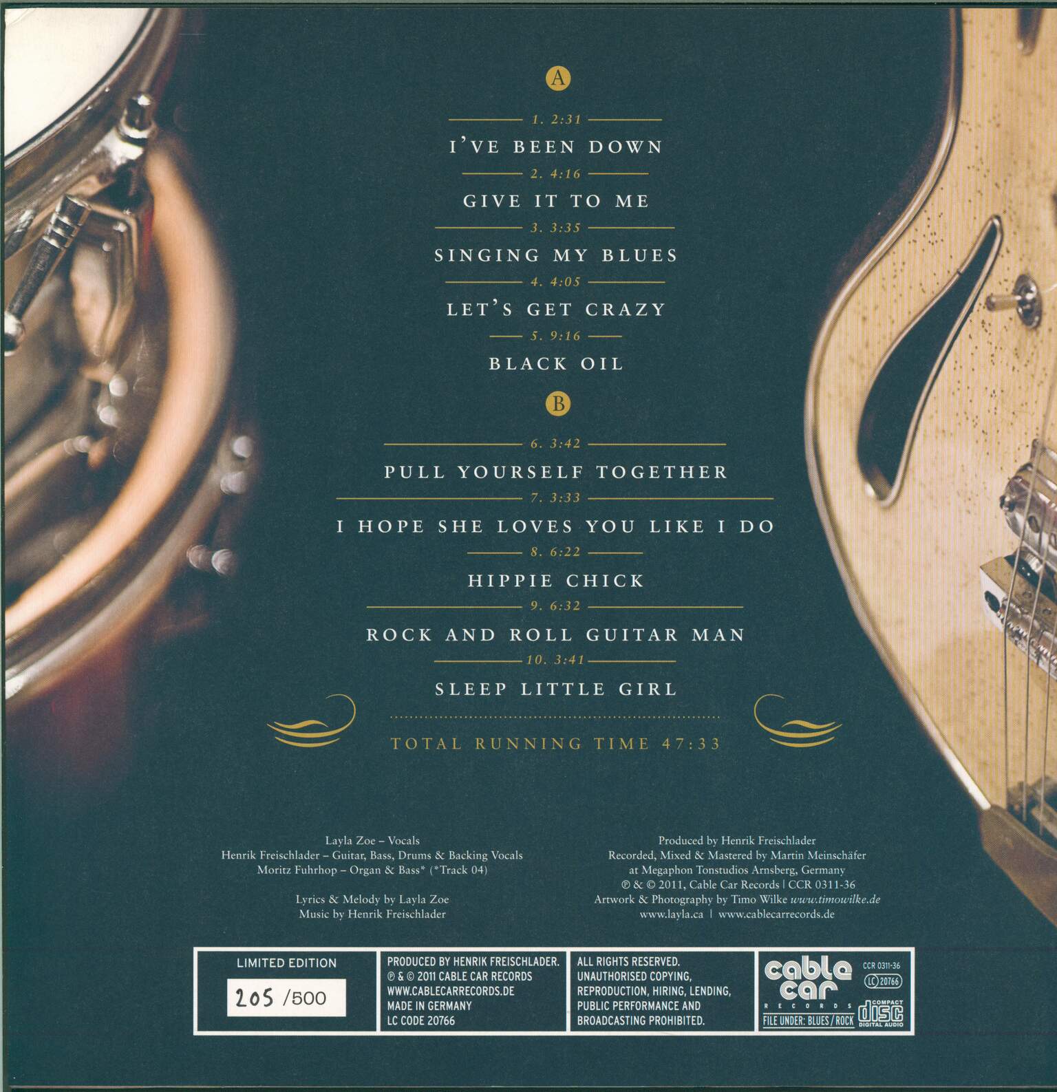 Layla Zoe: Sleep Little Girl, 1×LP (Vinyl)