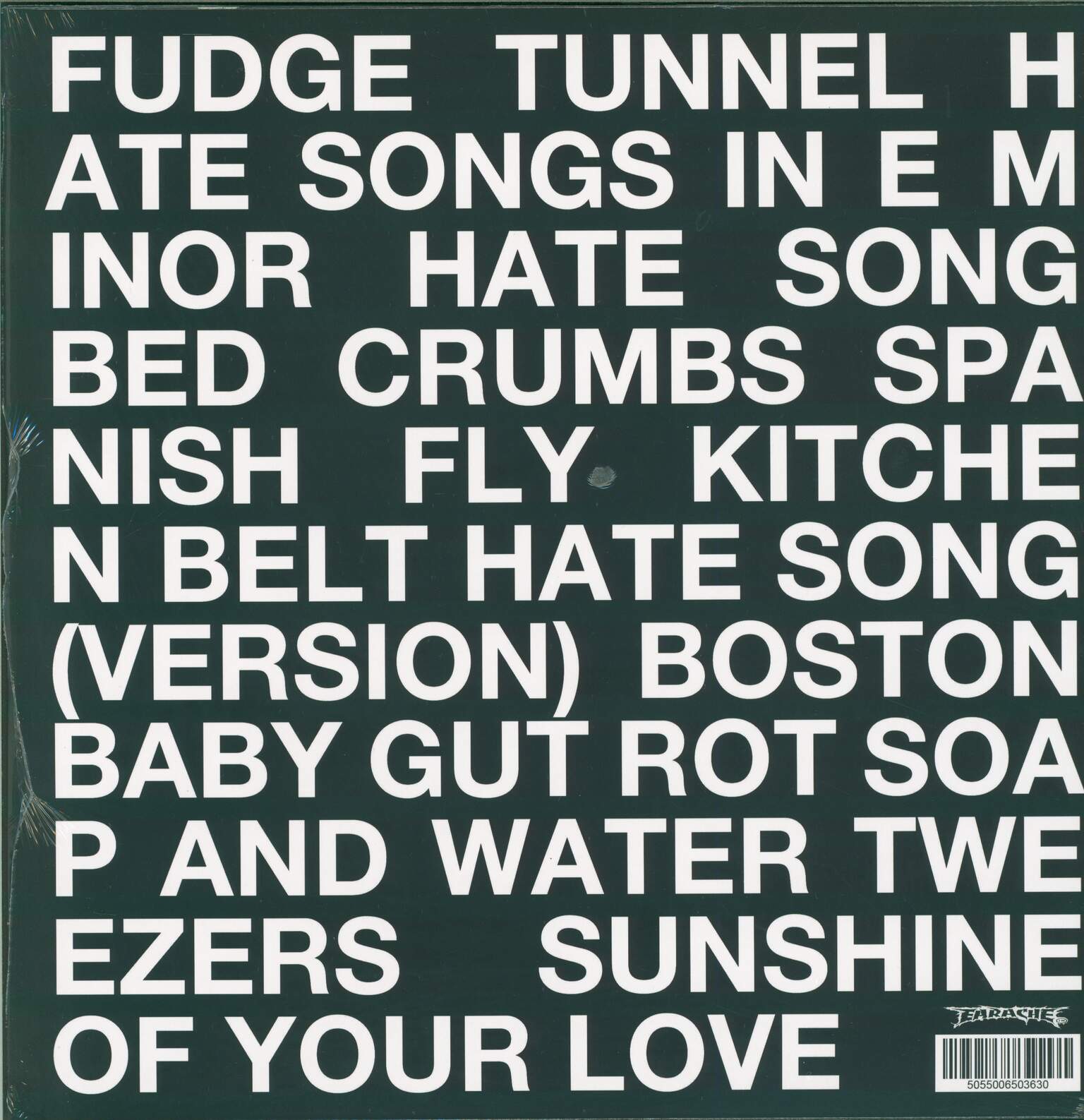 Fudge Tunnel: Hate Songs in E Minor, 1×LP (Vinyl)
