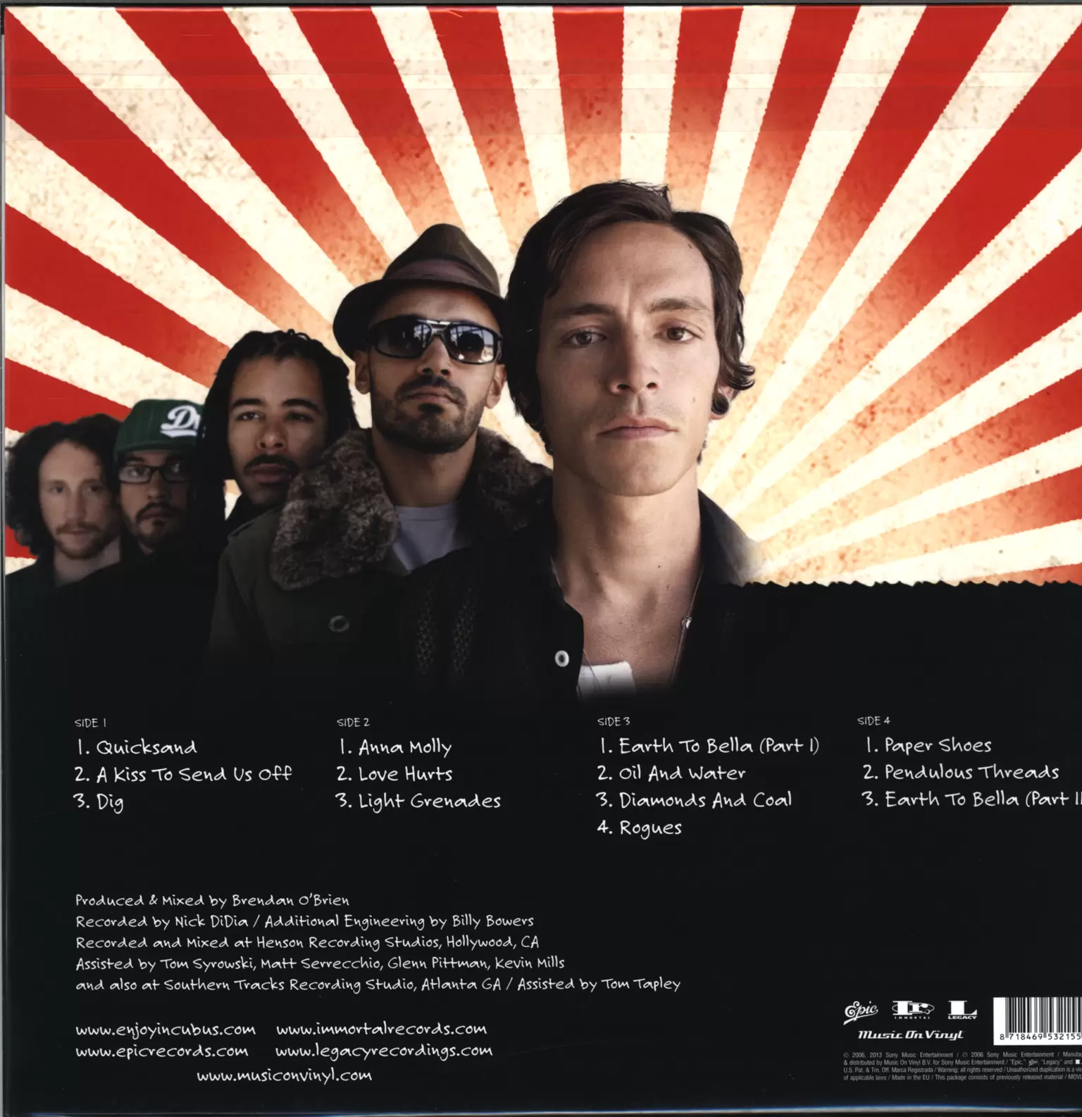 Incubus: Light Grenades, 2×LP (Vinyl)