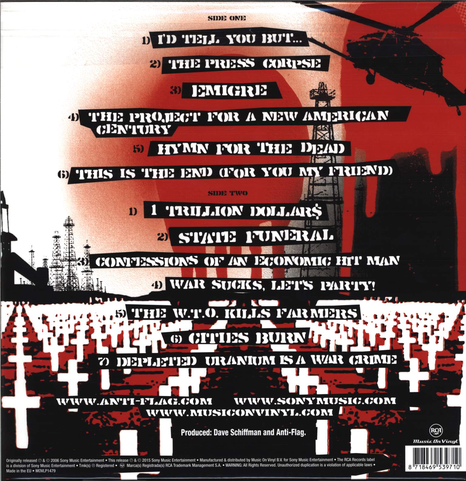 Anti-Flag: For Blood And Empire, 1×LP (Vinyl)