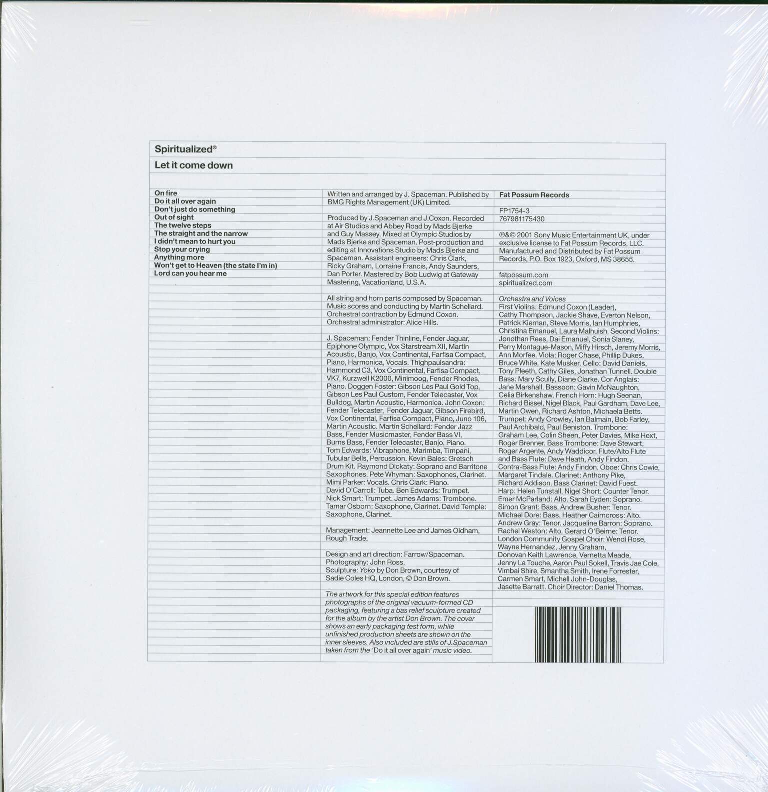 Spiritualized: Let It Come Down, 2×LP (Vinyl)