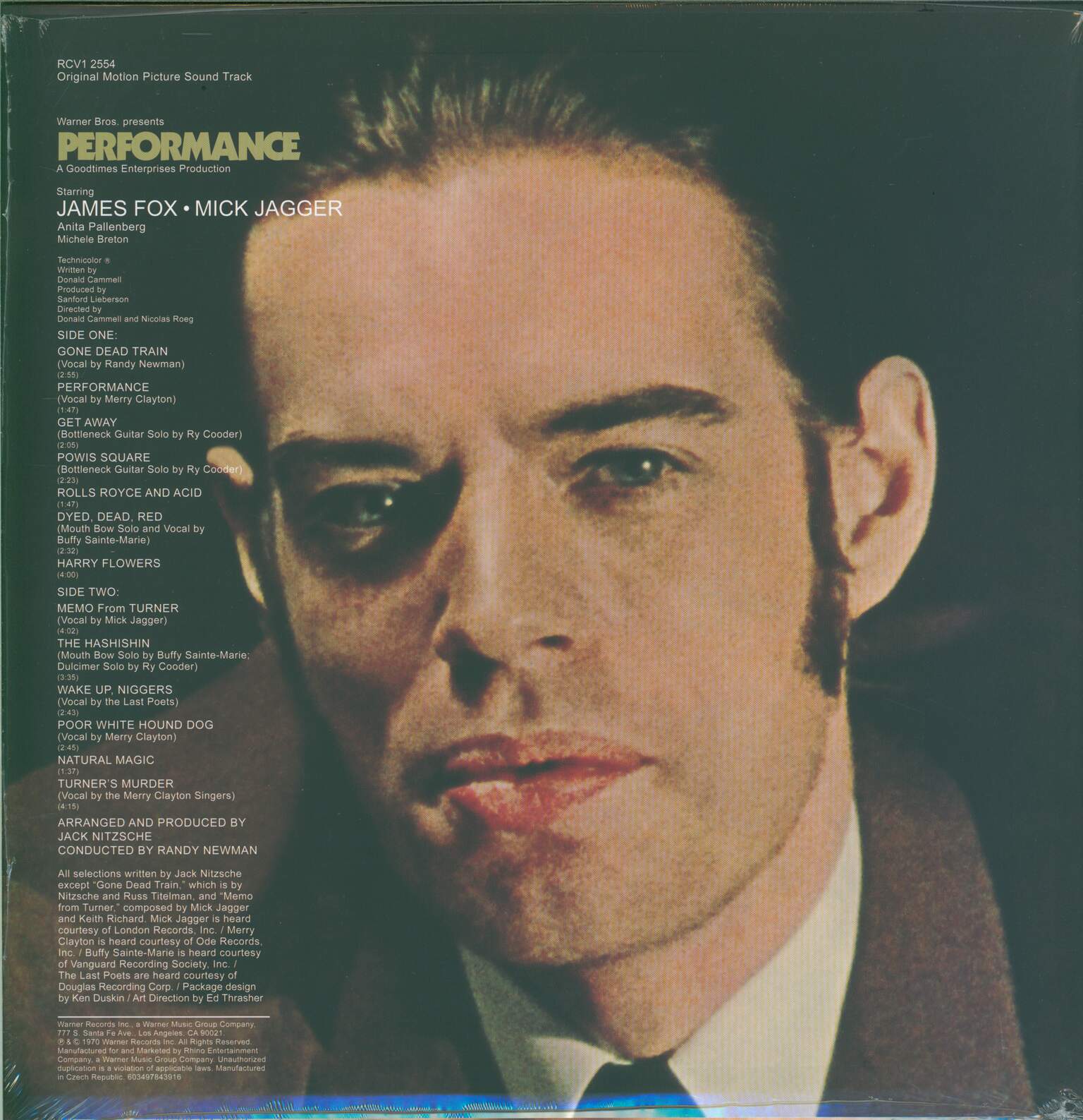 Various: Performance: Original Motion Picture Sound Track, 1×LP (Vinyl)