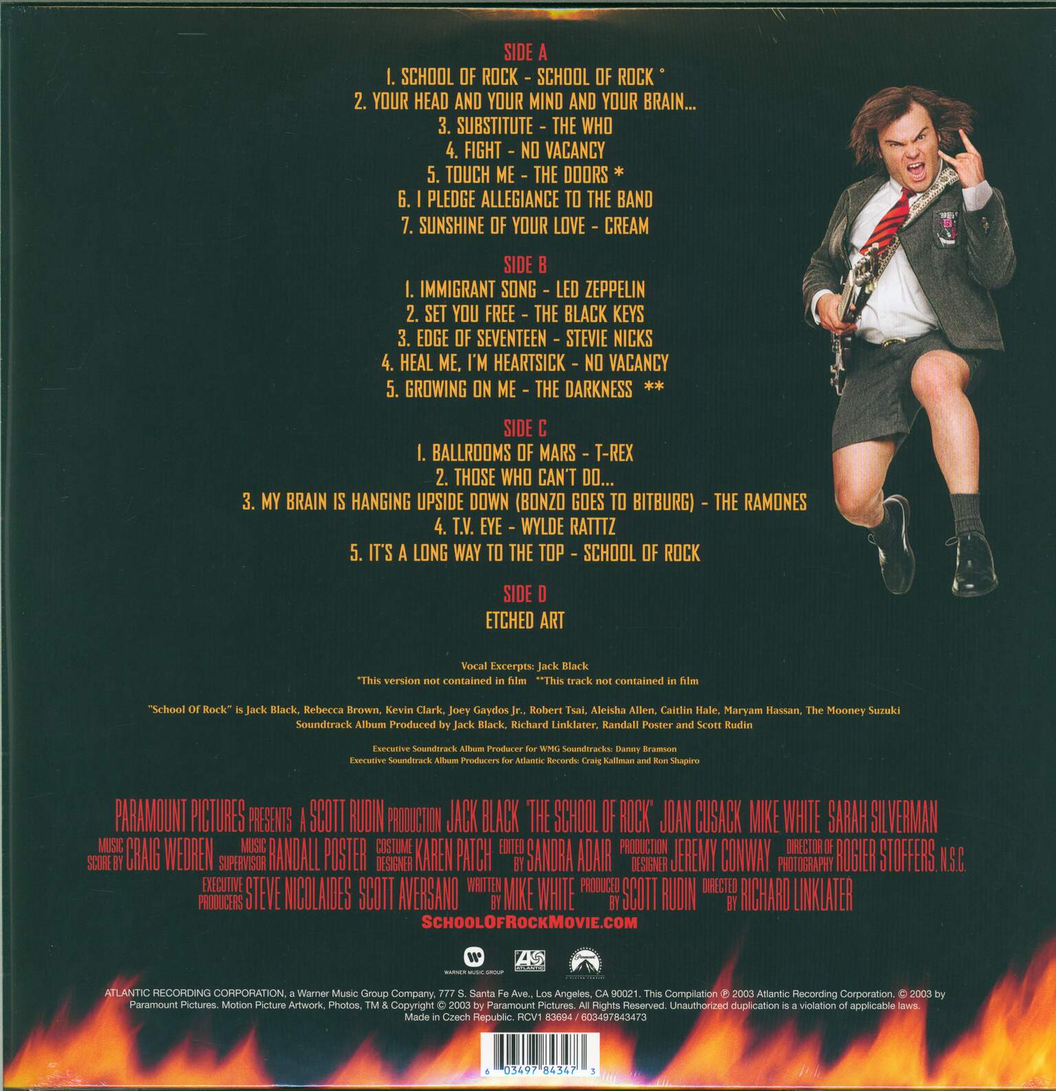 Various: School Of Rock (Music From And Inspired By The Motion Picture), 1×LP (Vinyl), 1×LP (Vinyl)