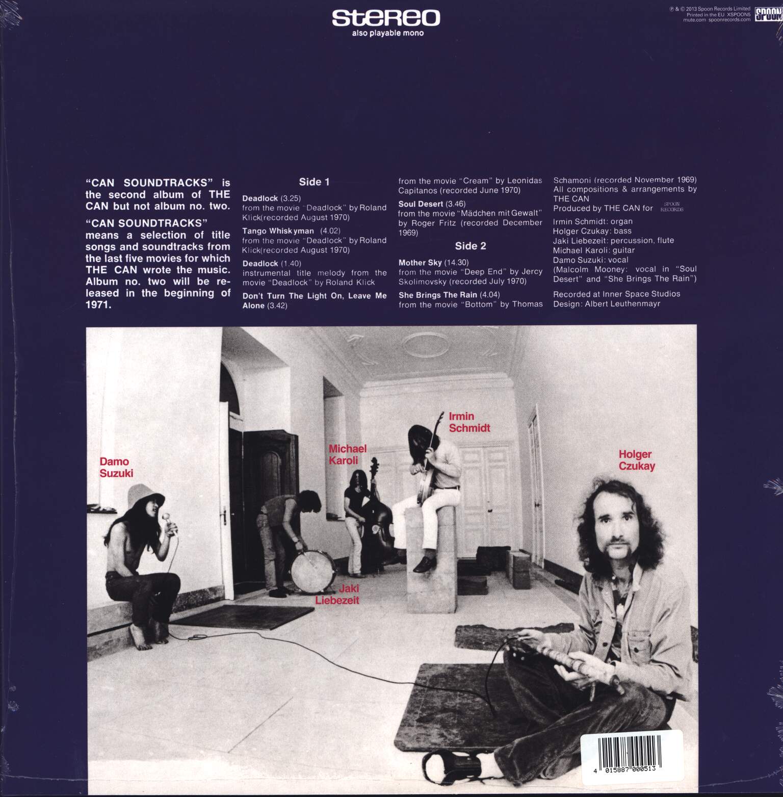 Can: Soundtracks, 1×LP (Vinyl)