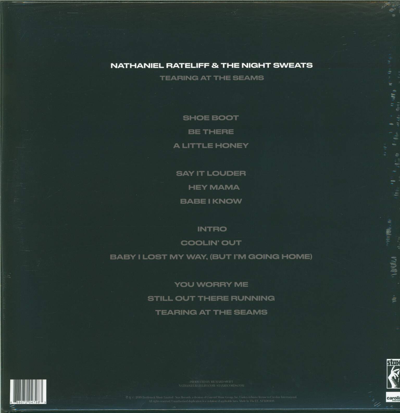 Nathaniel Rateliff And The Night Sweats: Tearing At The Seams, 2×LP (Vinyl)
