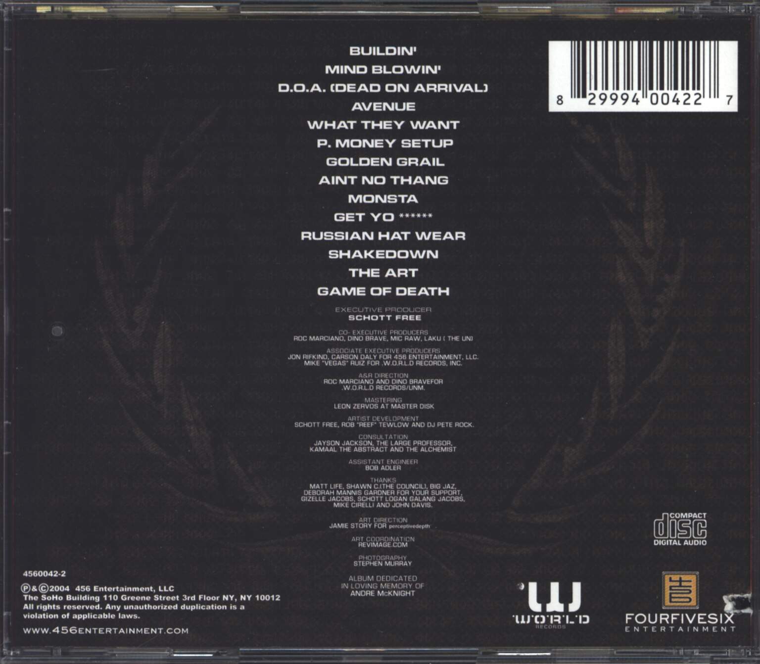 The UN: UN Or U Out, 1×CD