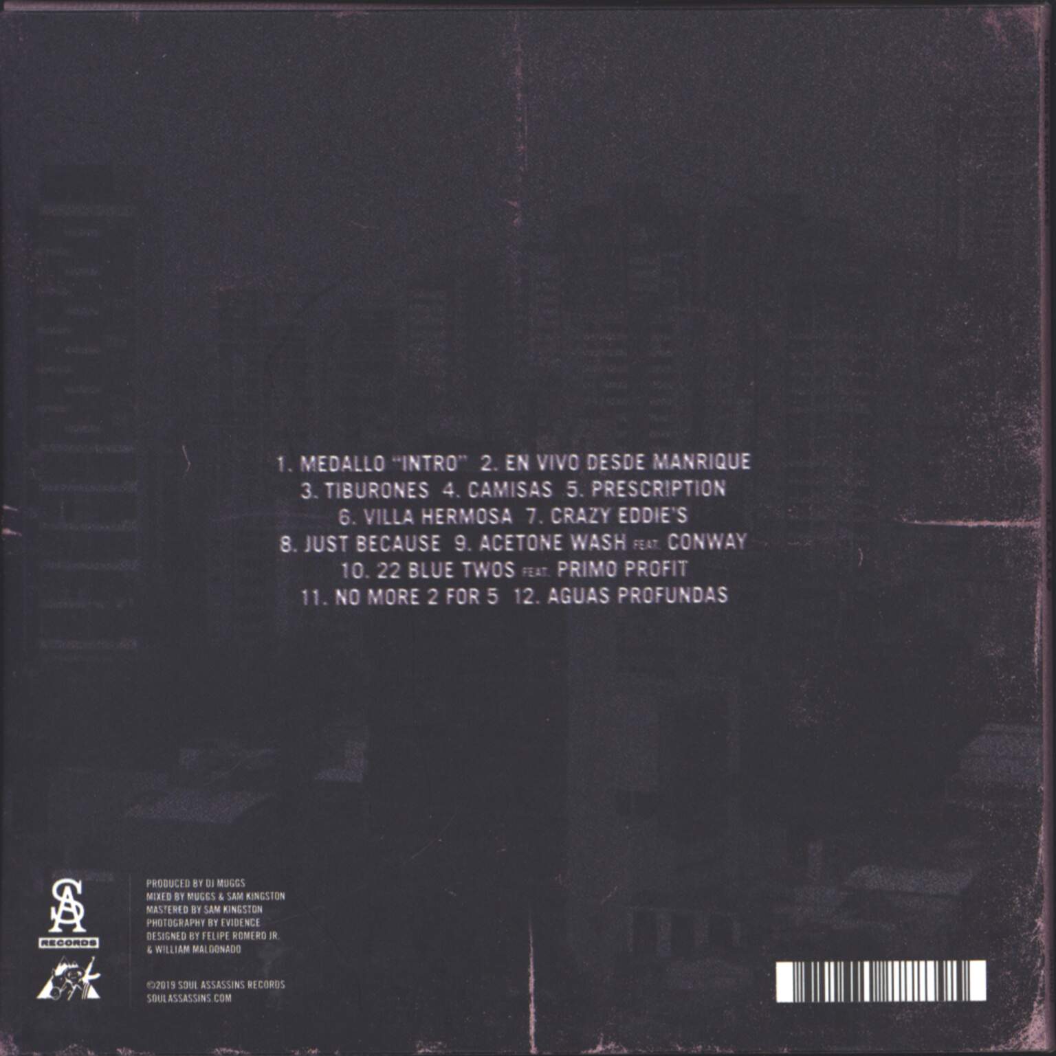 DJ Muggs: Medallo, 1×CD