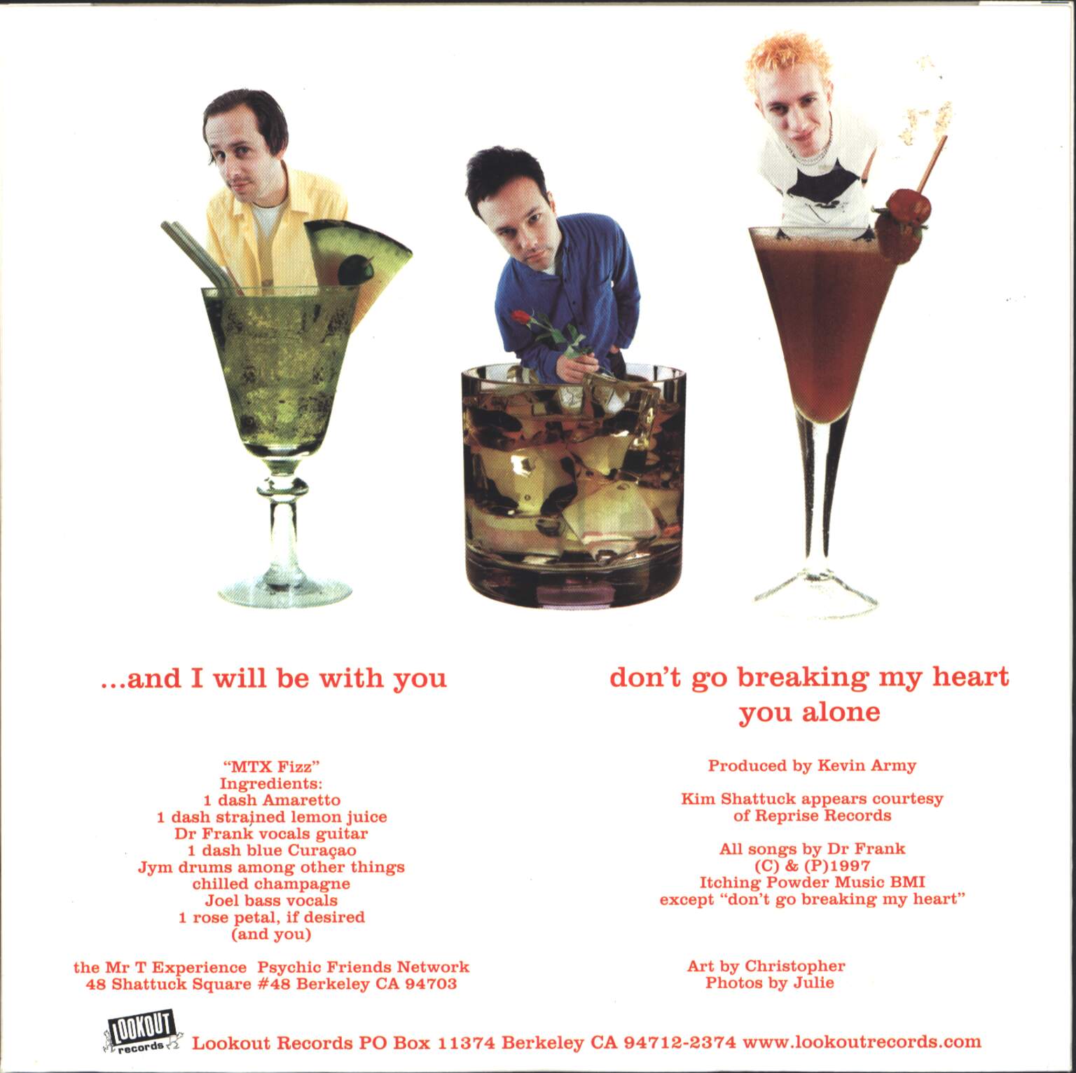 The Mr. T Experience: And I Will Be With You, 1×7" Single (Vinyl)