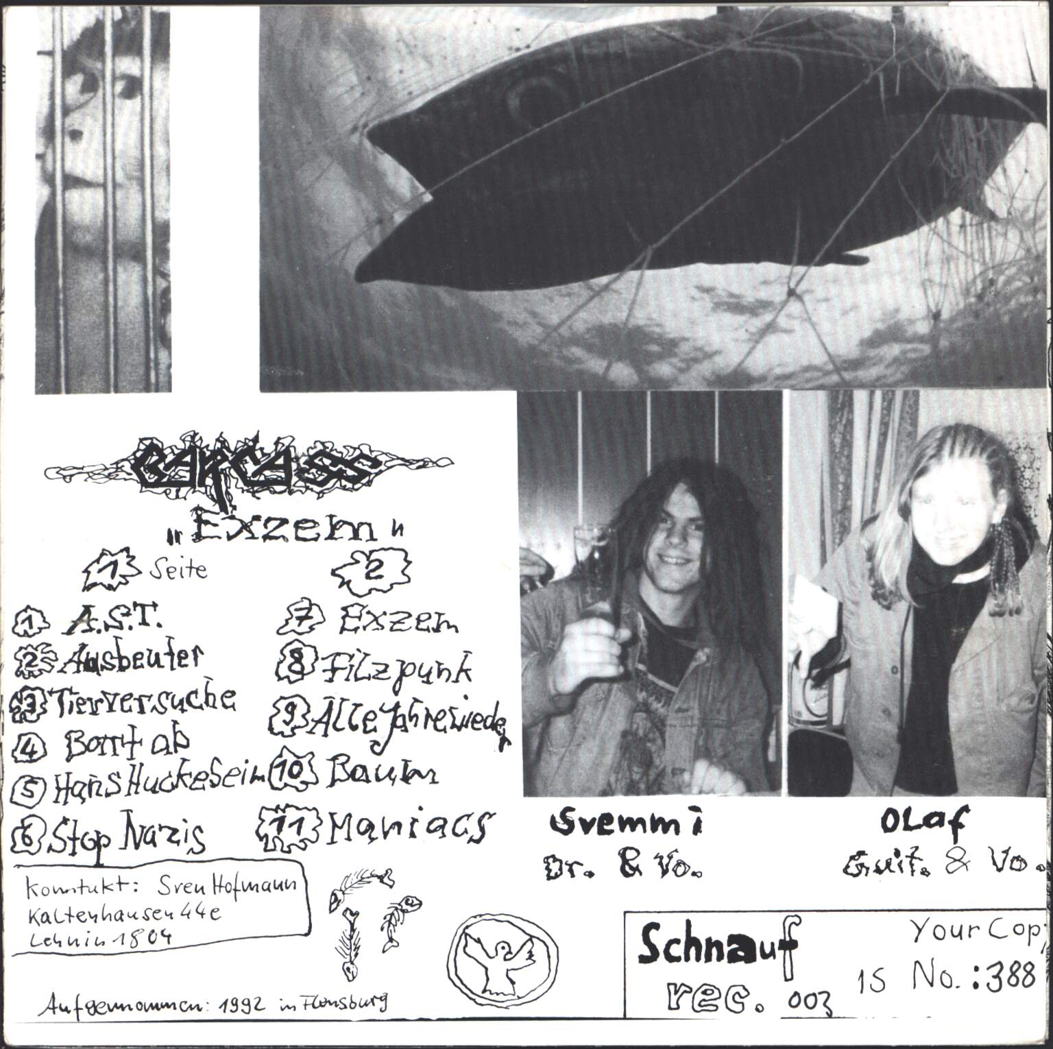 Barcass: Exzem, 1×7" Single (Vinyl)