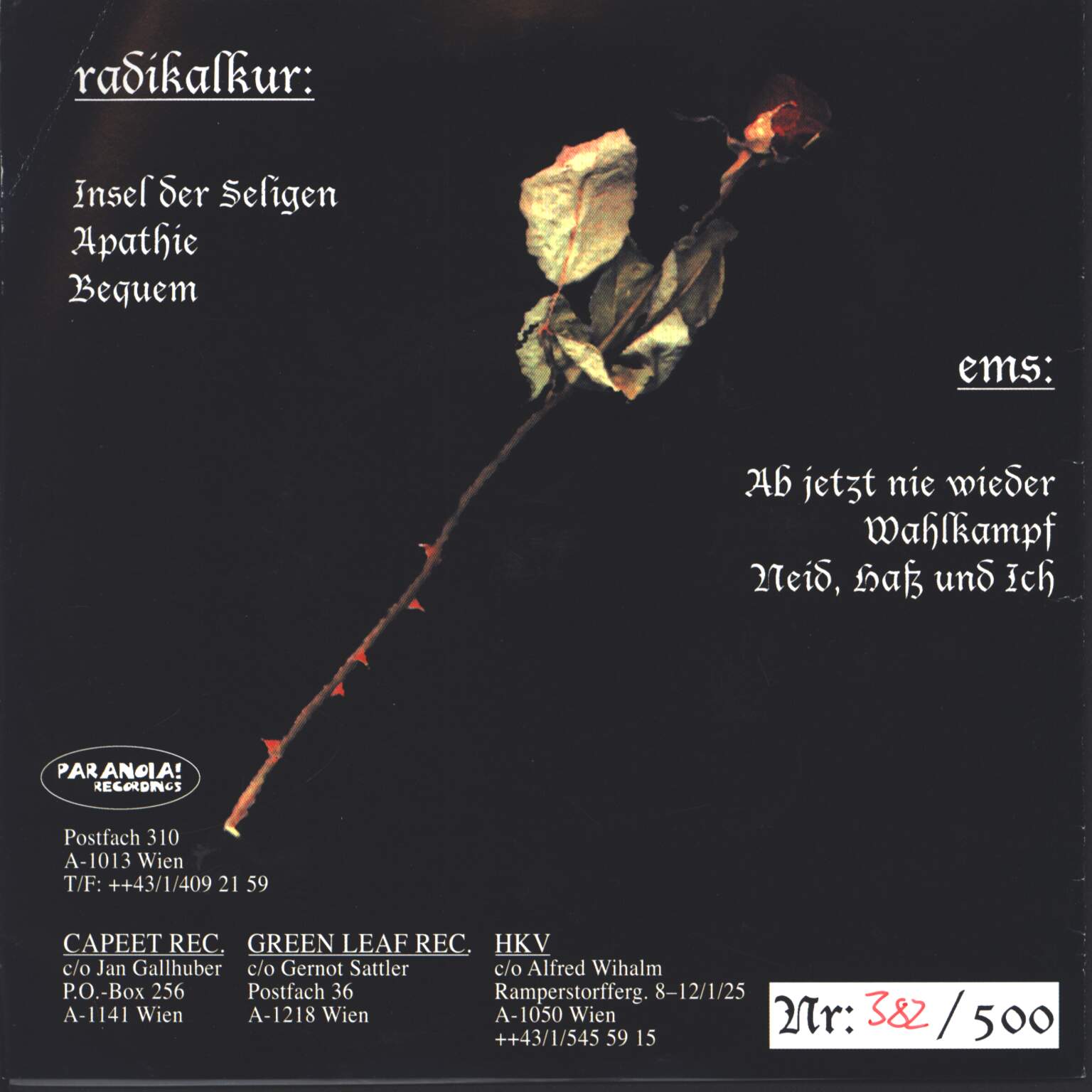 Radikalkur: Erkenne Dich Selbst..., 1×7" Single (Vinyl)
