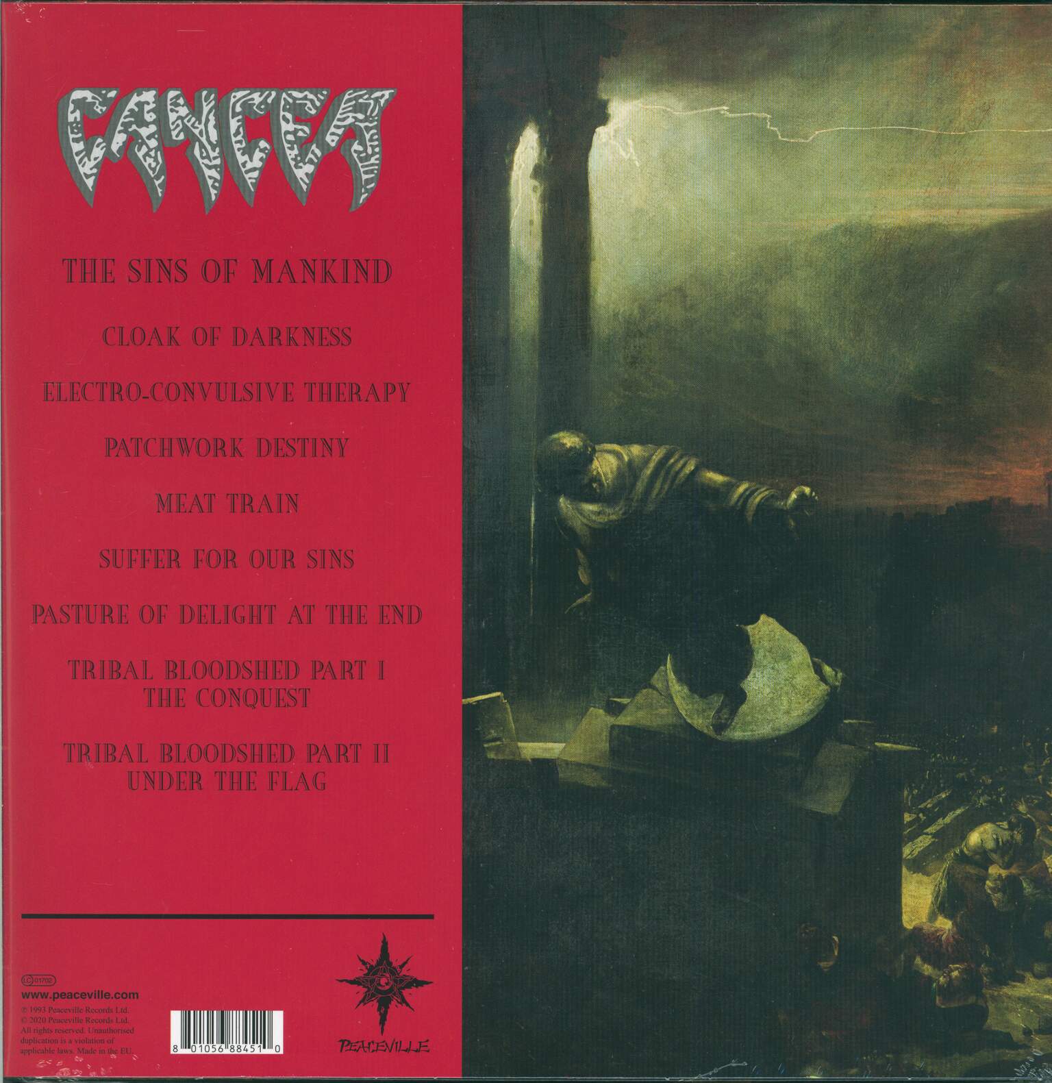 Cancer: The Sins Of Mankind, 1×LP (Vinyl)