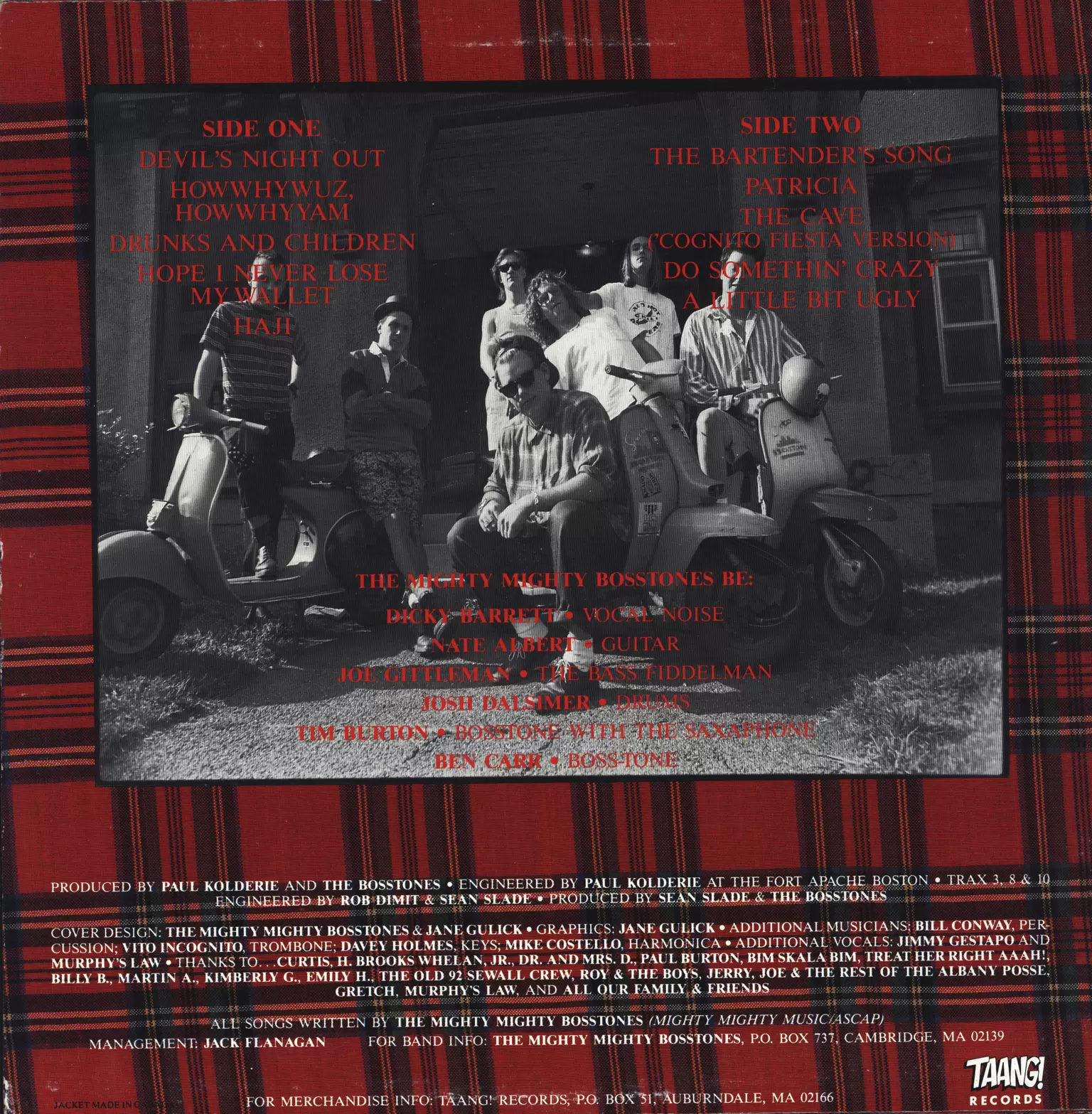 The Mighty Mighty Bosstones: Devils Night Out, 1×LP (Vinyl)