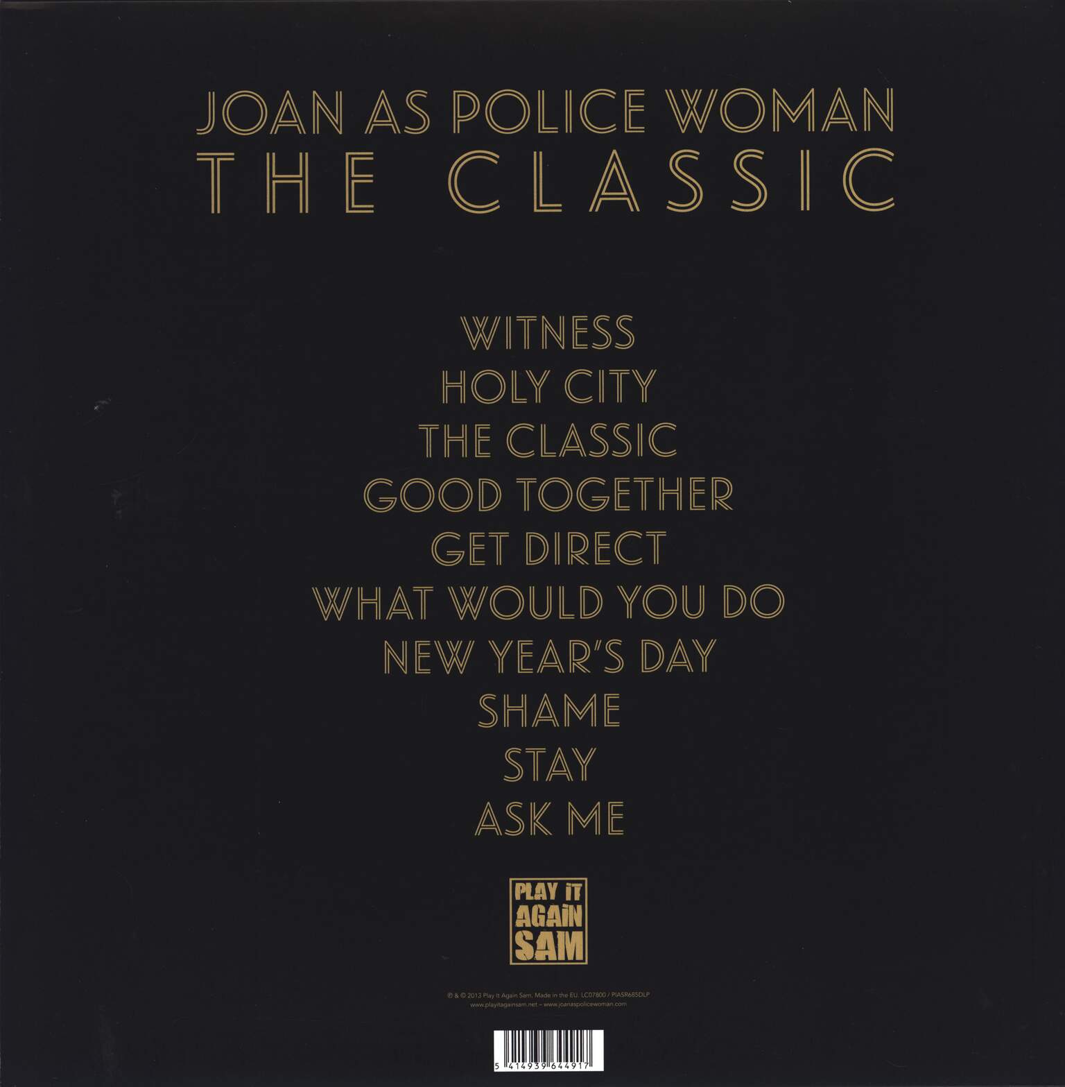 Joan As Police Woman: The Classic, 2×LP (Vinyl)