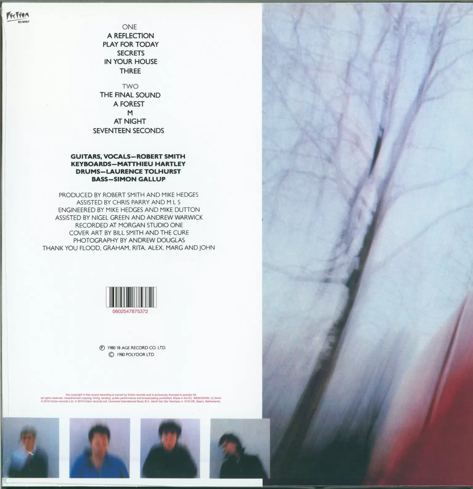 The Cure: Seventeen Seconds, 1×LP (Vinyl)