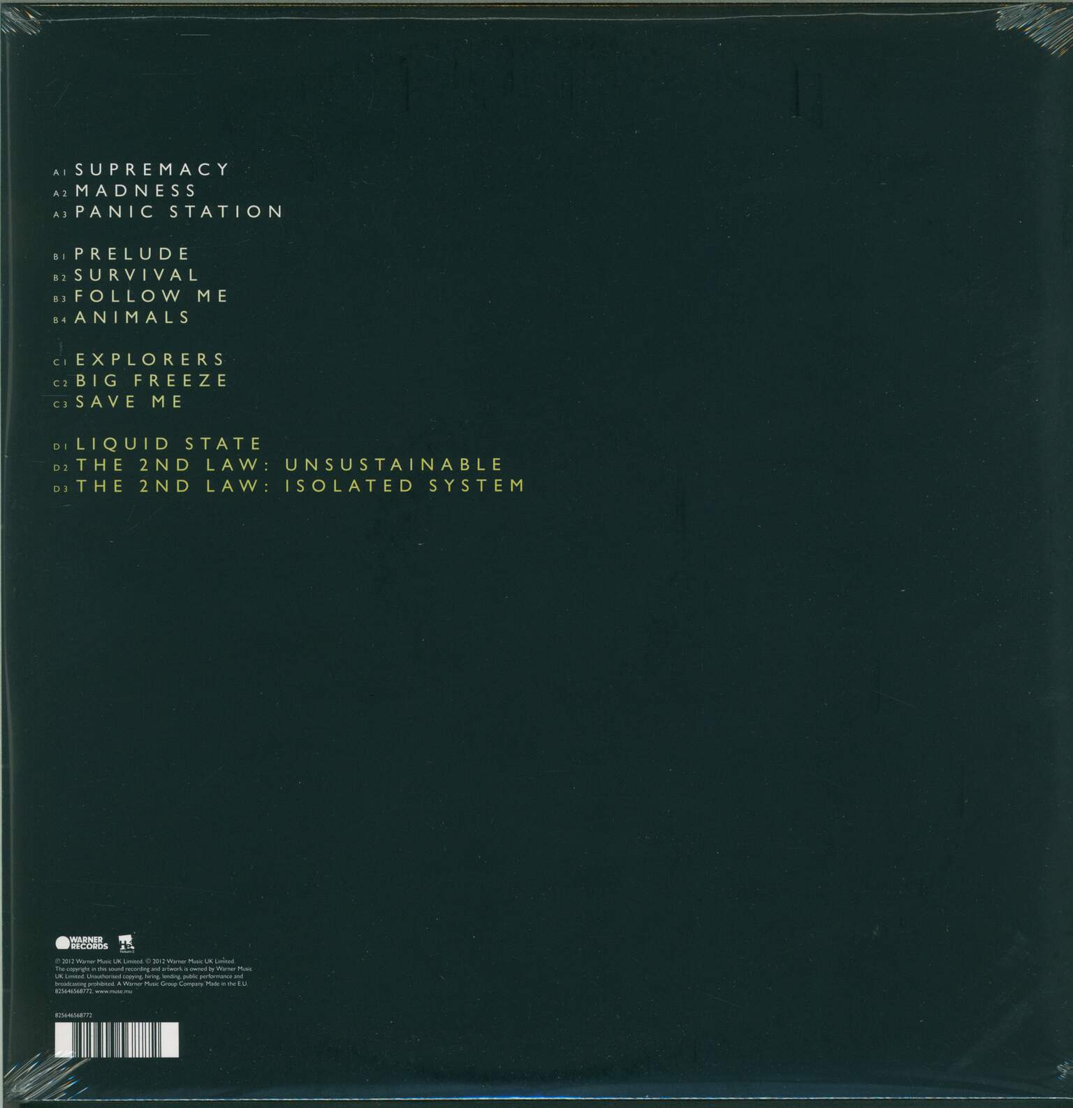 Muse: The 2nd Law, 2×LP (Vinyl)