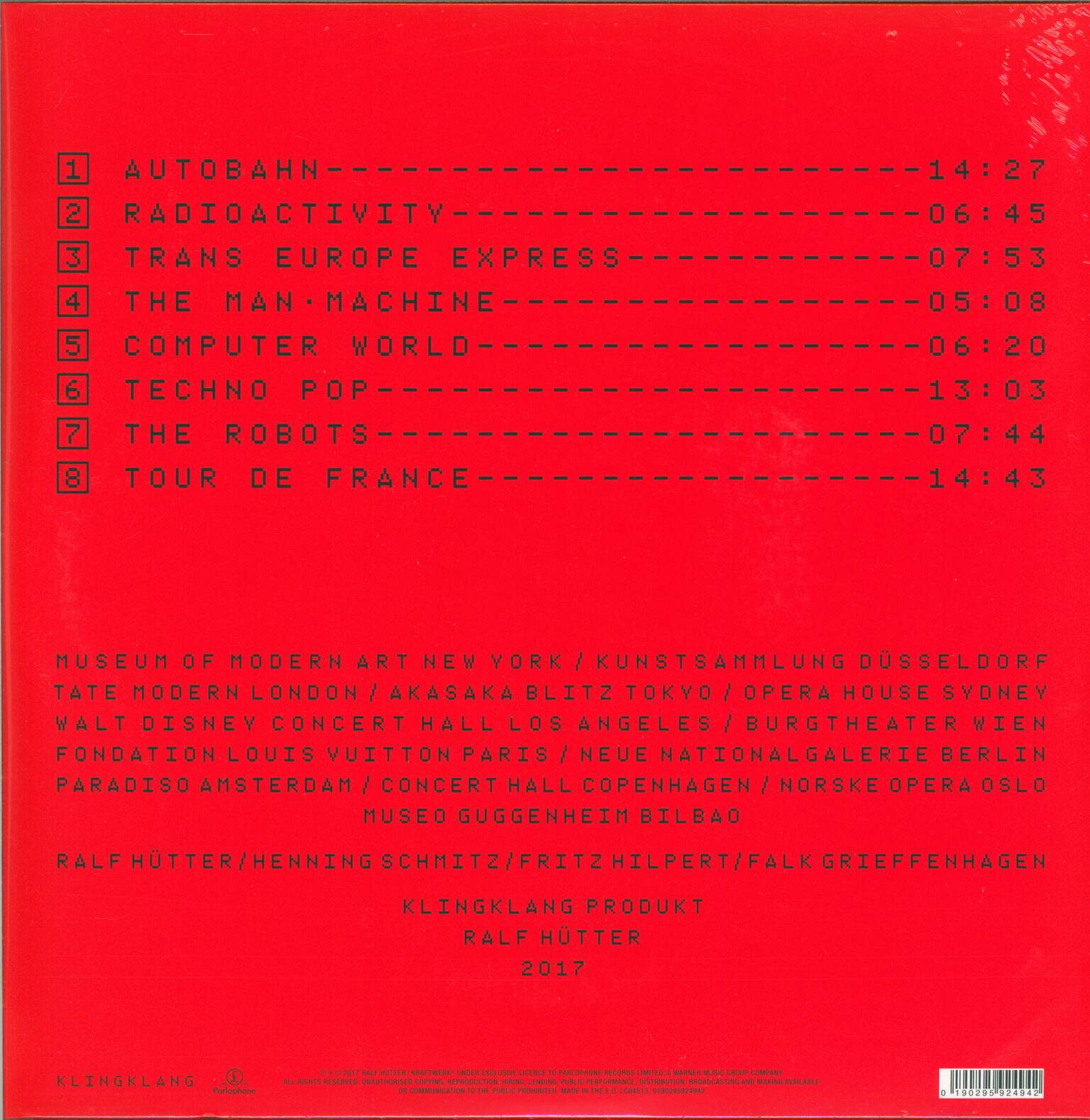 Kraftwerk: 3-D (1 2 3 4 5 6 7 8), 2×LP (Vinyl)