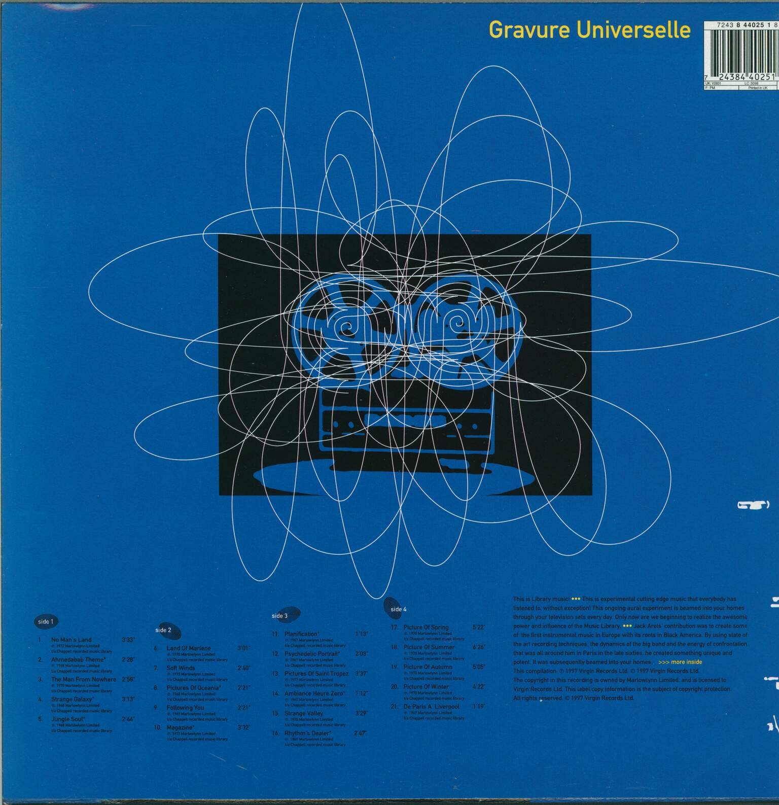 Jack Arel: Gravure Universelle, 2×LP (Vinyl)