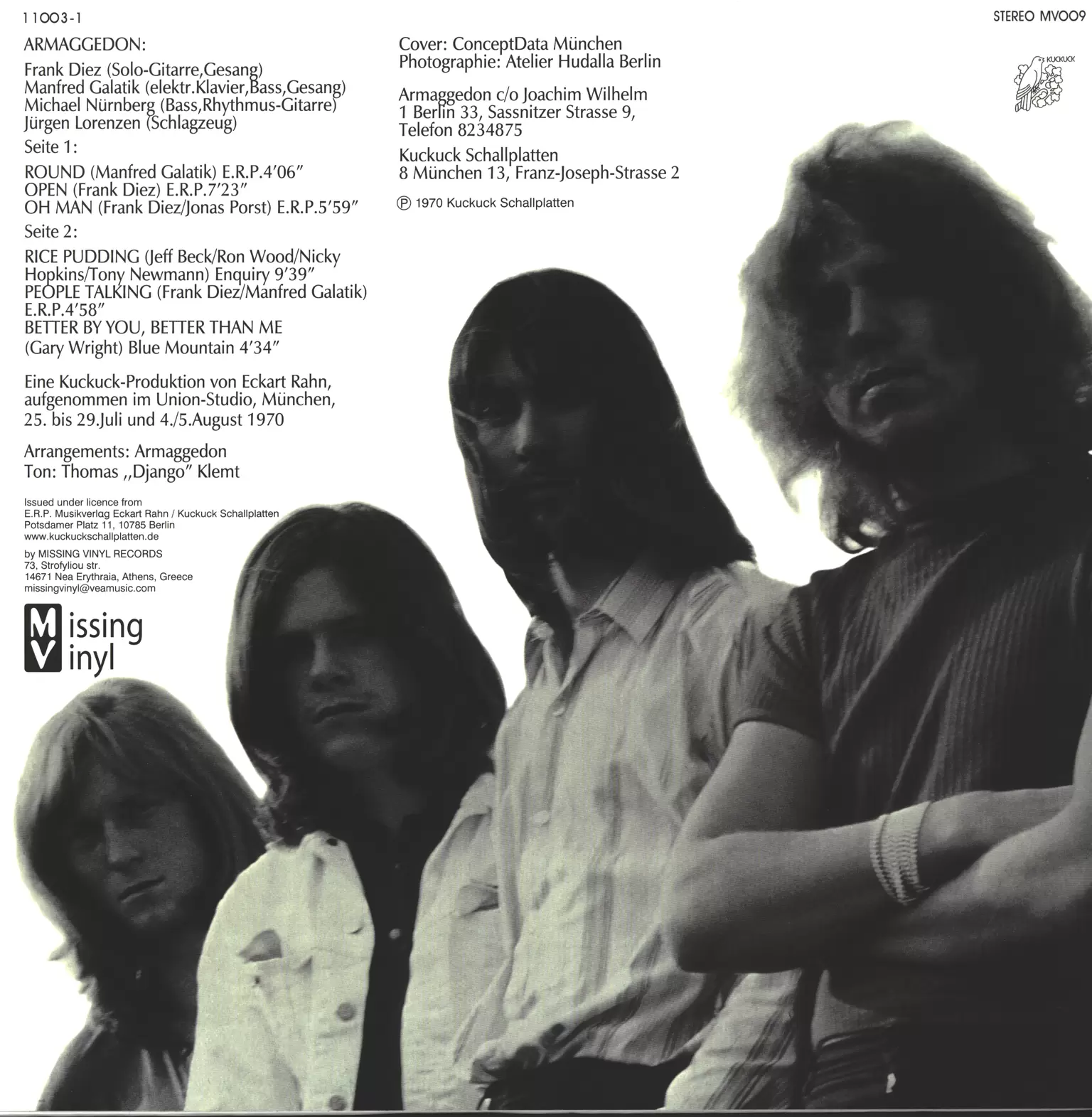 Armaggedon: Armaggedon, 1×LP (Vinyl)