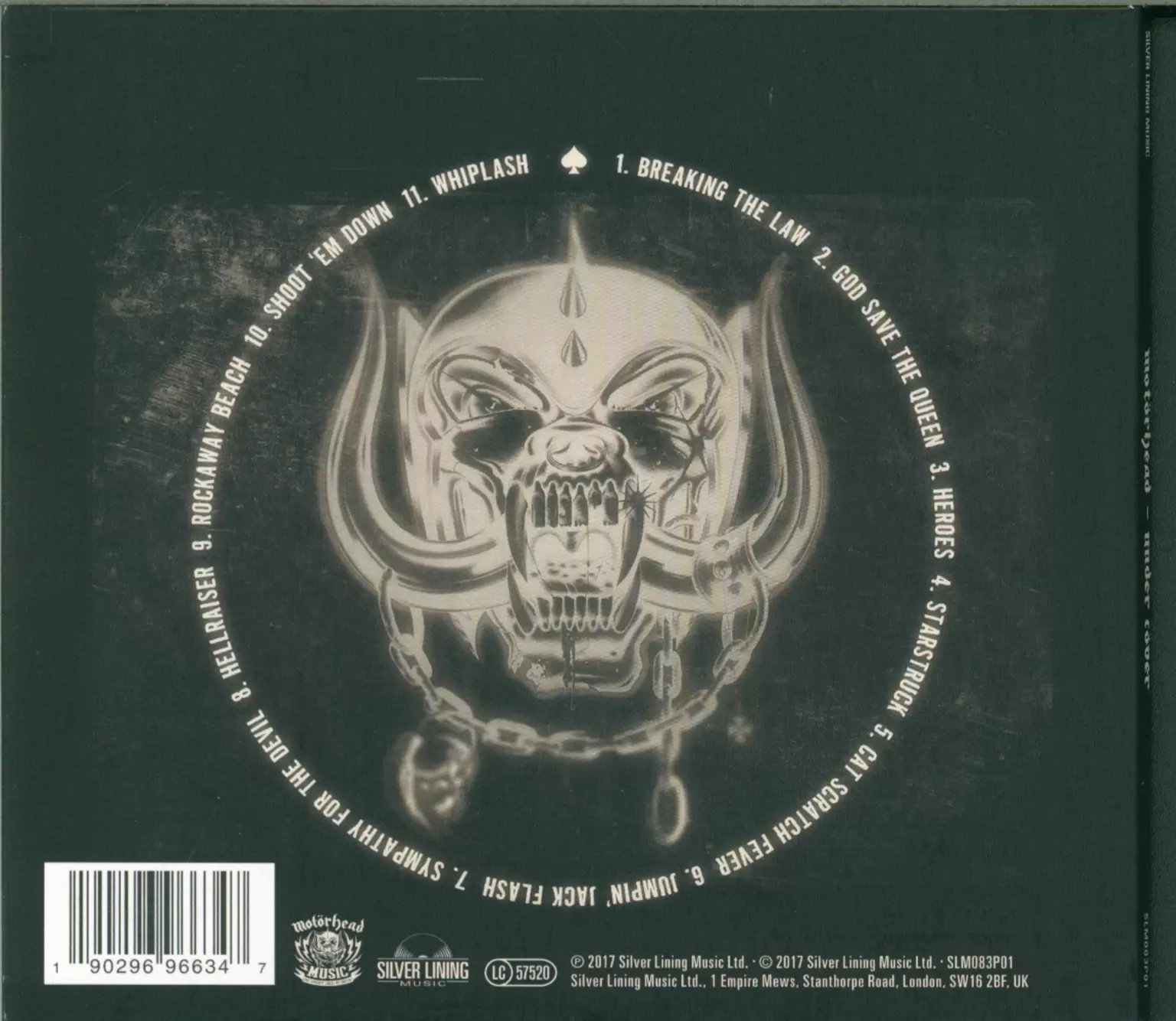 Motörhead: Under Cöver, 1×CD