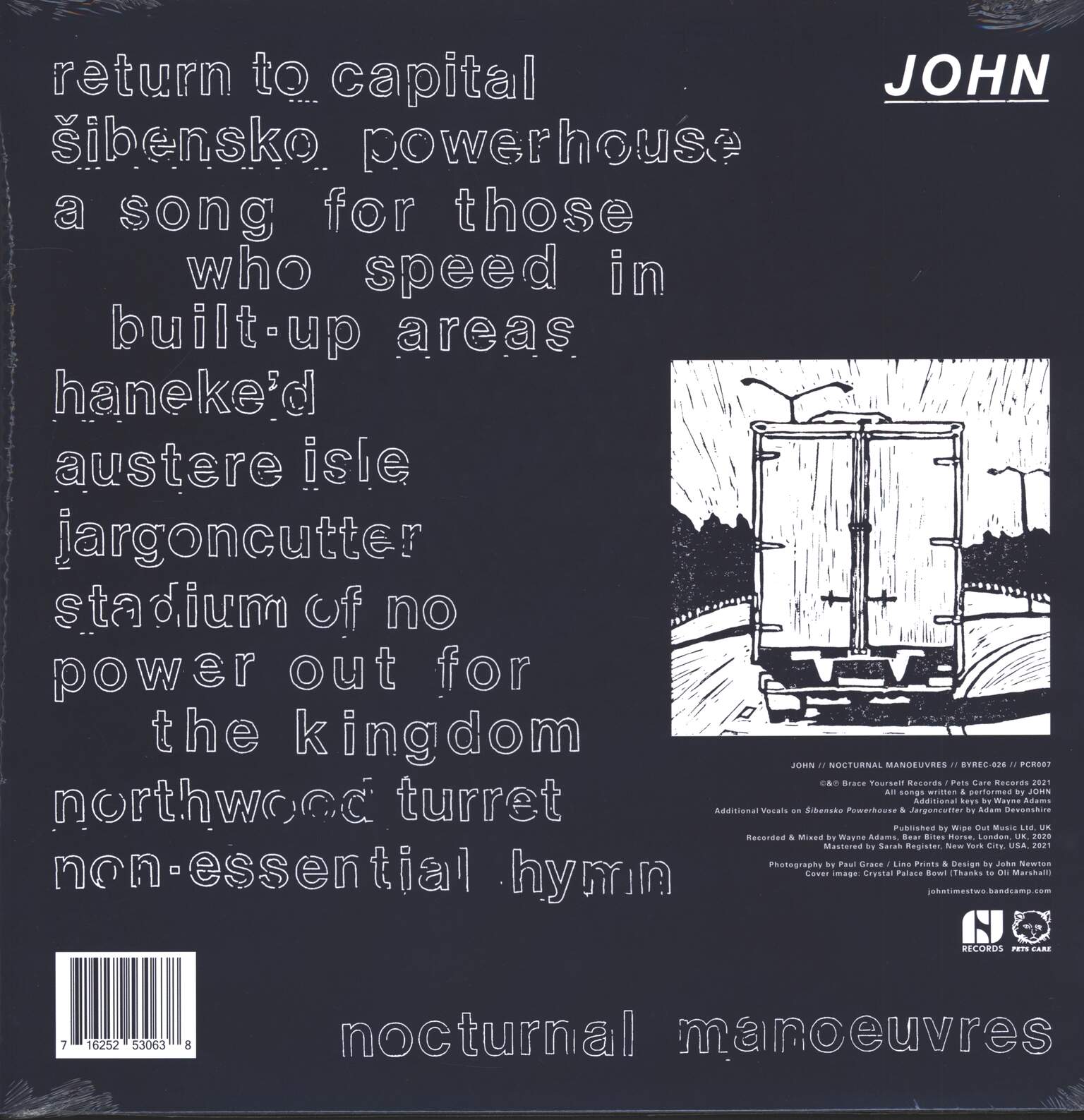 John: Nocturnal Manoeuvres, 1×LP (Vinyl)