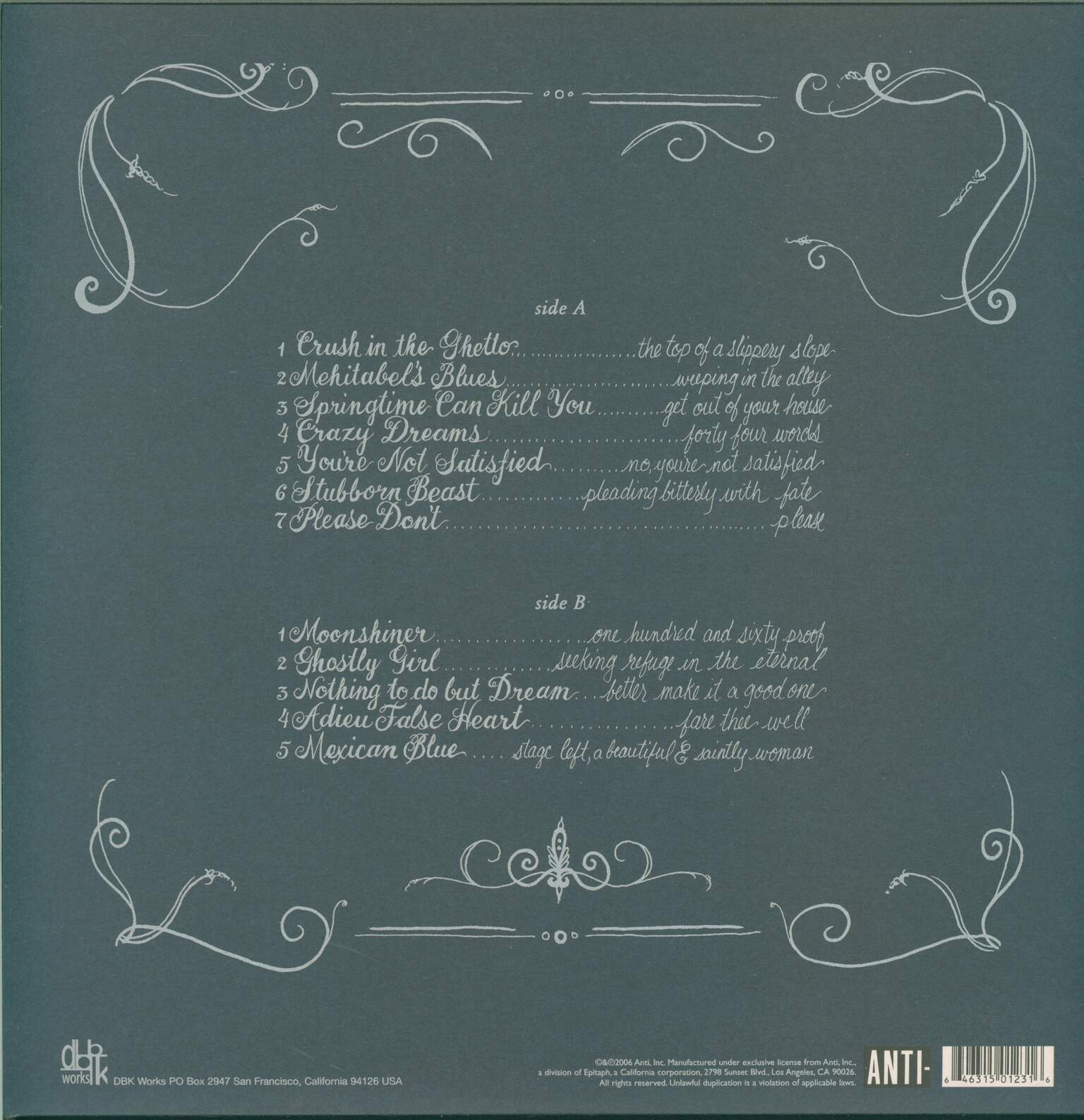 Jolie Holland: Springtime Can Kill You, 1×LP (Vinyl)