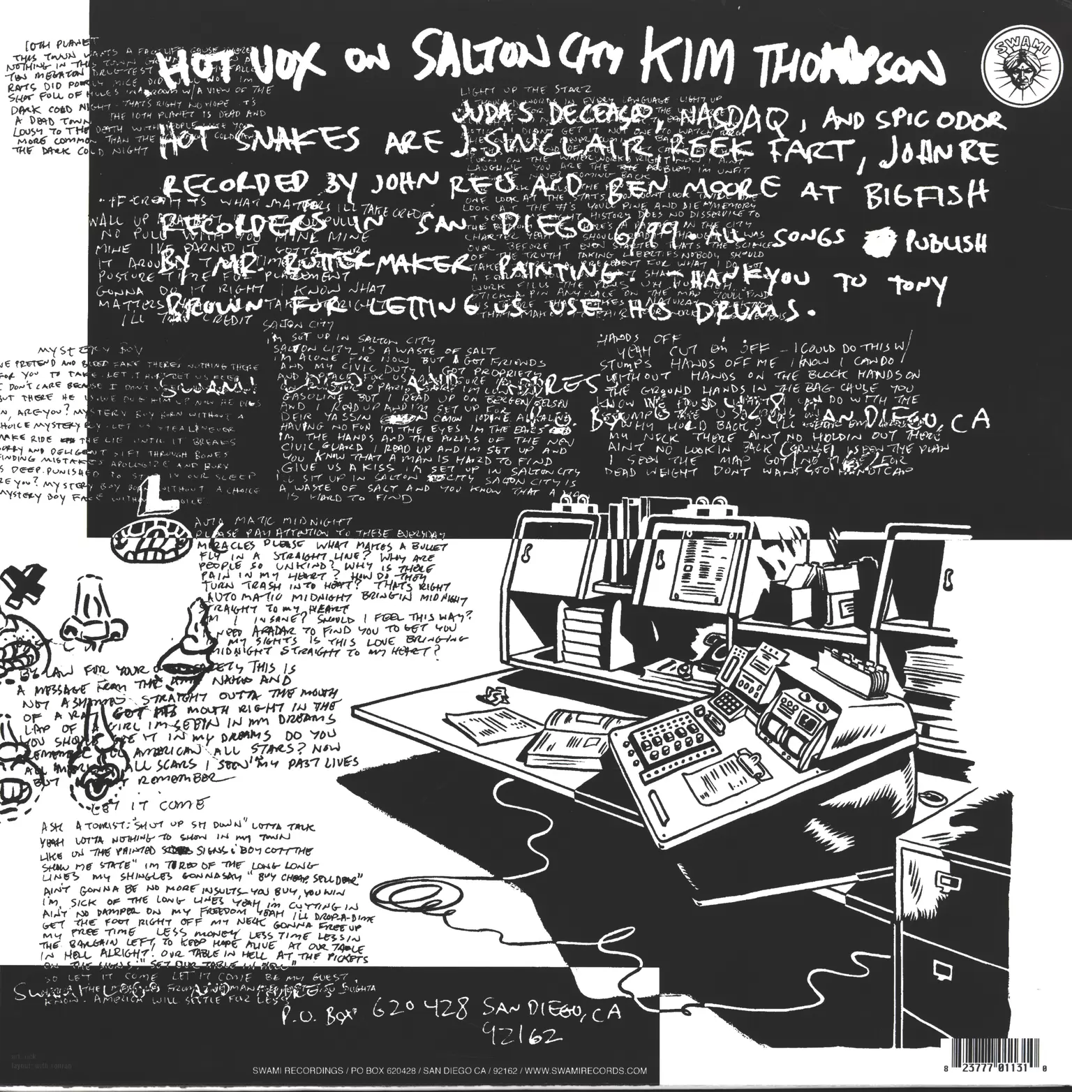 Hot Snakes: Automatic Midnight, 1×LP (Vinyl)