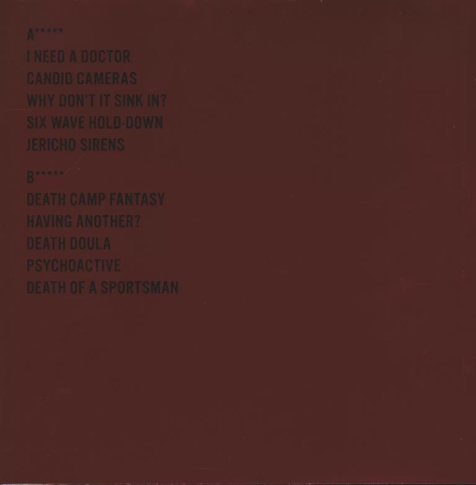 Hot Snakes: Jericho Sirens, 1×LP (Vinyl)