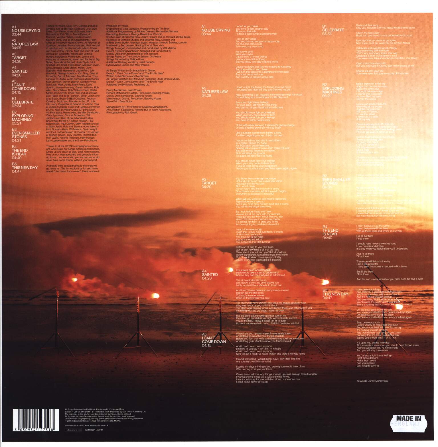 Embrace: This New Day, 1×LP (Vinyl)