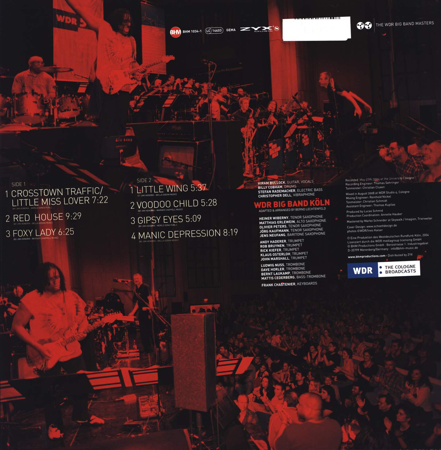 Hiram Bullock: Plays The Music Of Jimi Hendrix, 1×LP (Vinyl)