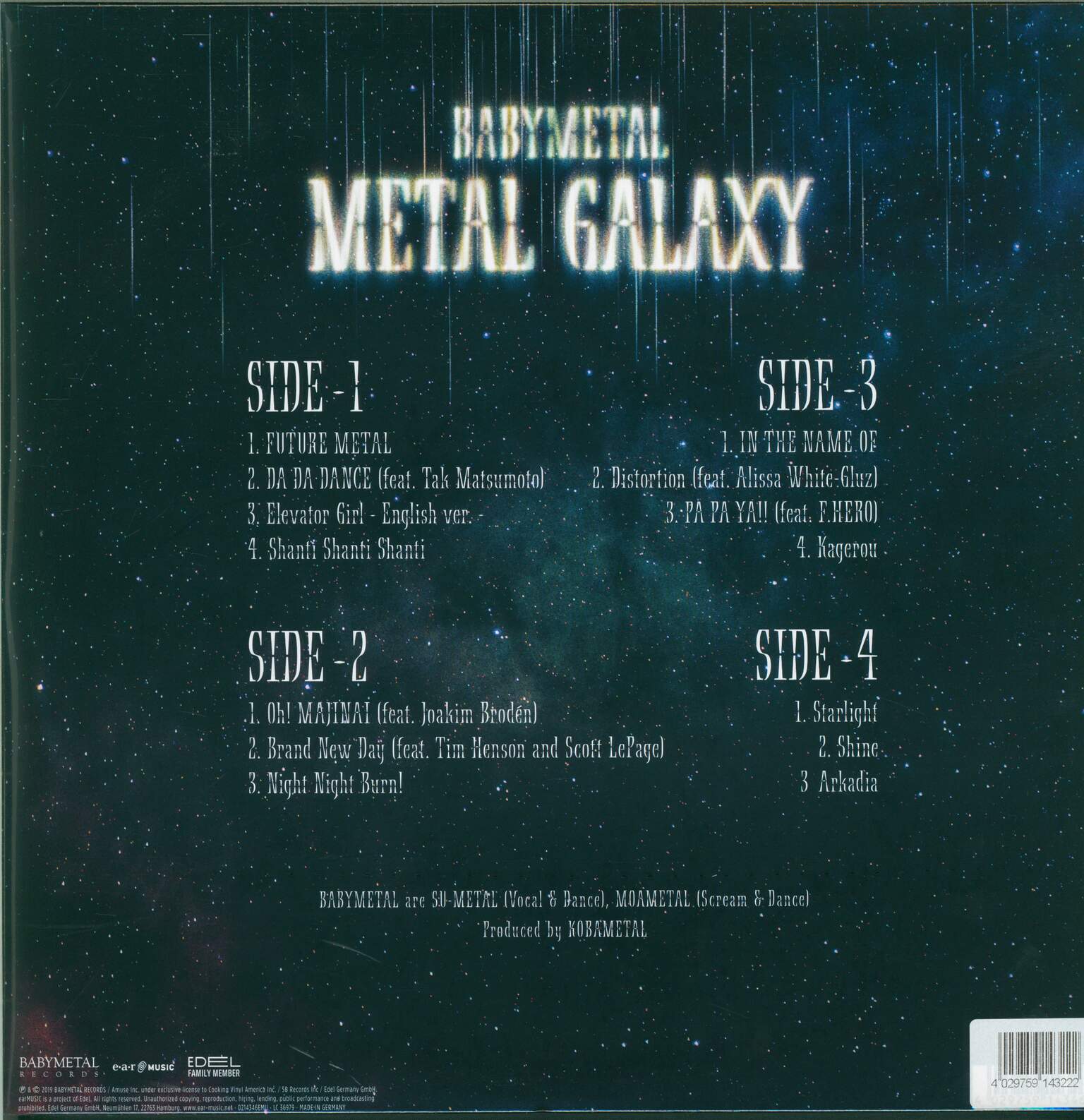 Babymetal: Metal Galaxy, 2×LP (Vinyl)