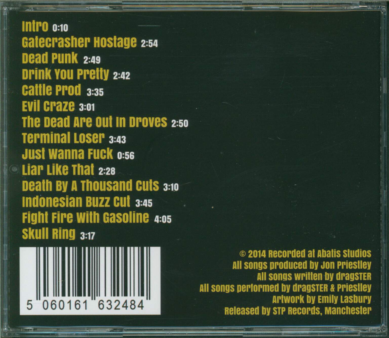 Dragster: Dead Punk, 1×CD