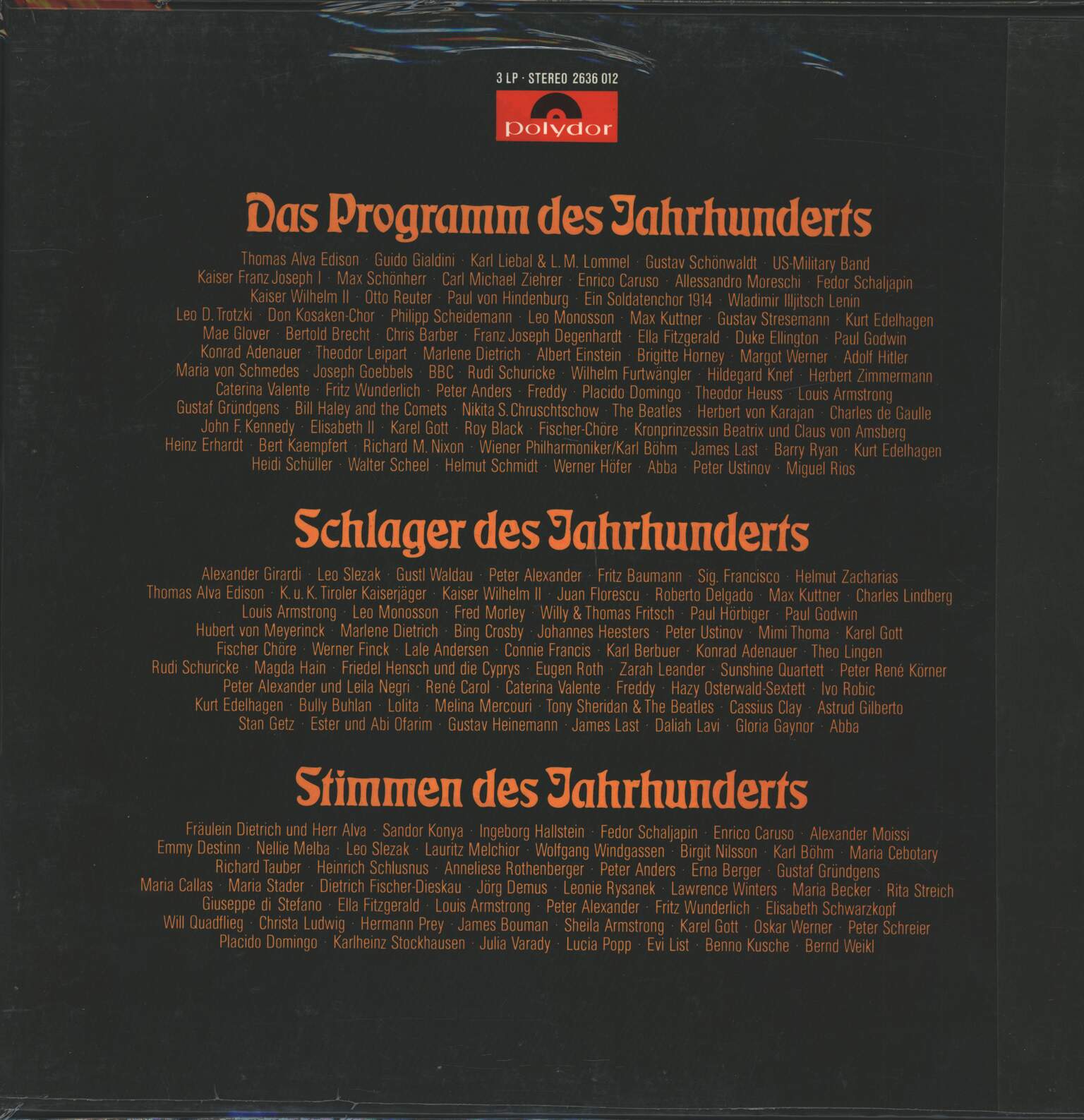 Various: Damals & Heute. 100 Jahre Tondokumentation, 3×LP (Vinyl)