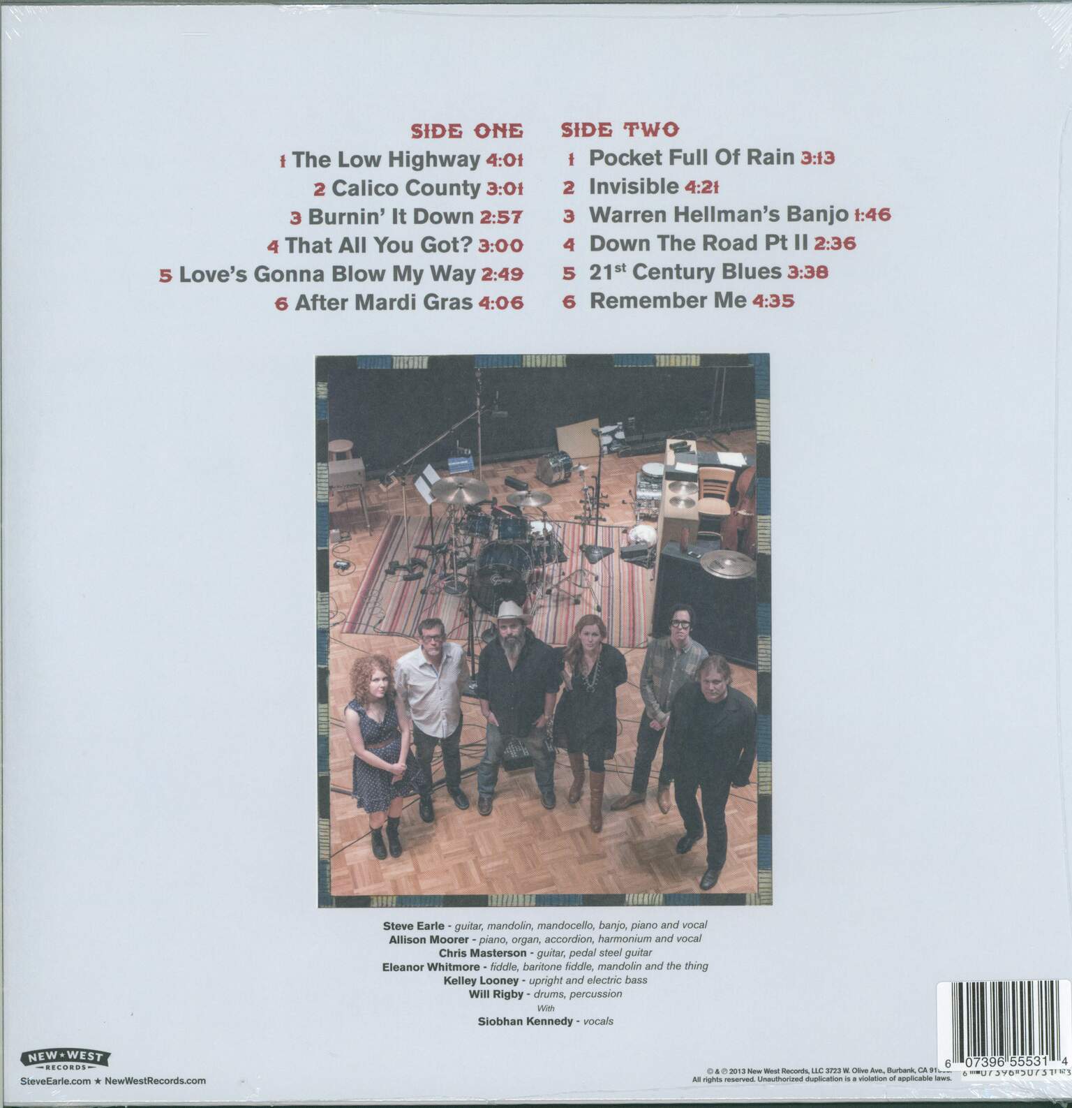 Steve Earle & The Dukes (And Duchesses): The Low Highway, 1×LP (Vinyl)