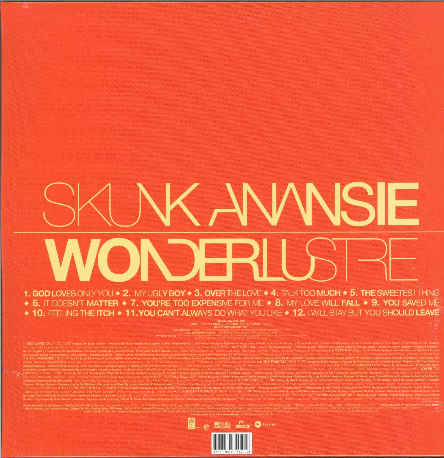 Skunk Anansie: Wonderlustre, 2×LP (Vinyl)