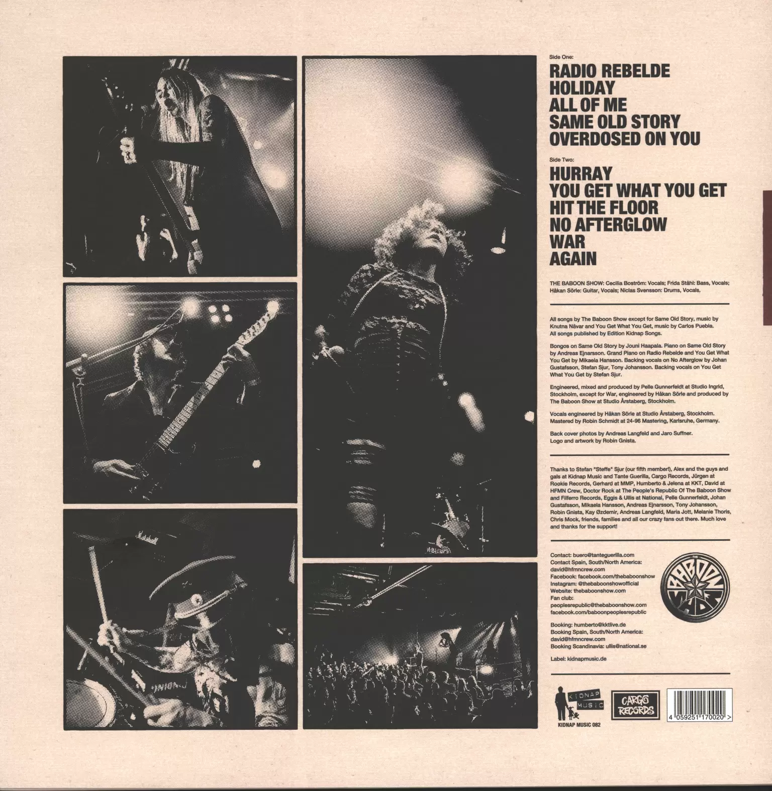 The Baboon Show: Radio Rebelde, 1×LP (Vinyl)